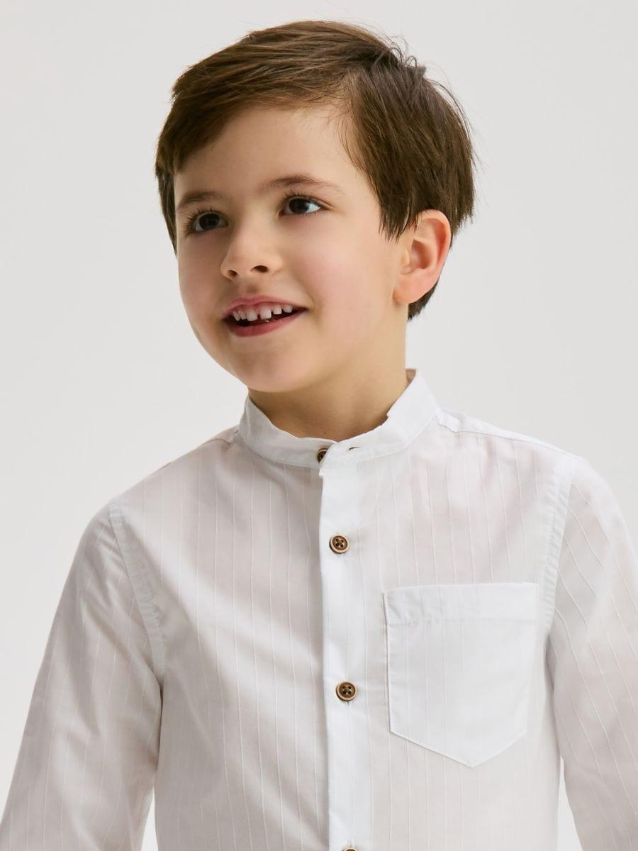 White Shirt, Kids Boy, , large image number 2