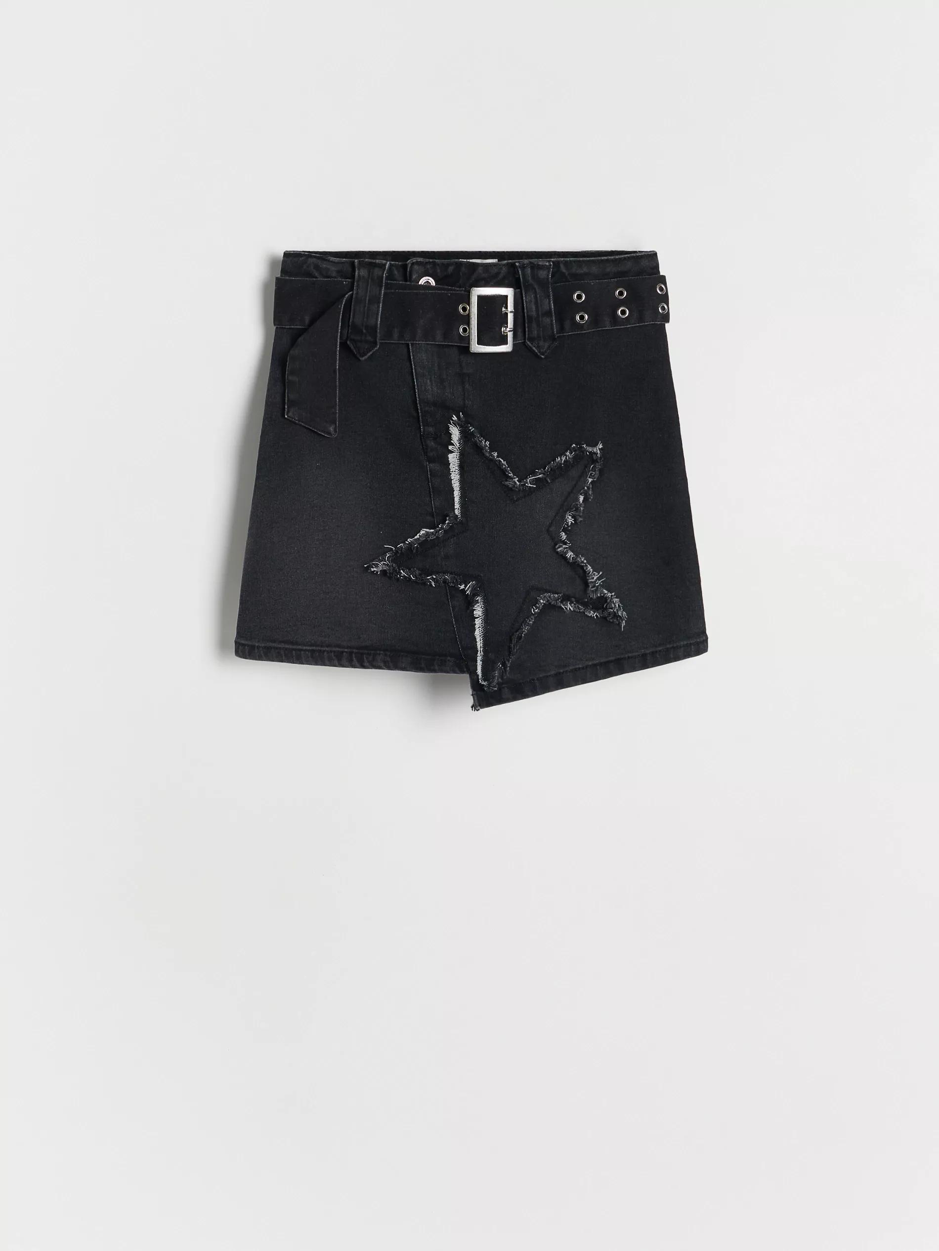 Grey Skirt & Belt,Kids Girl, , large image number 2