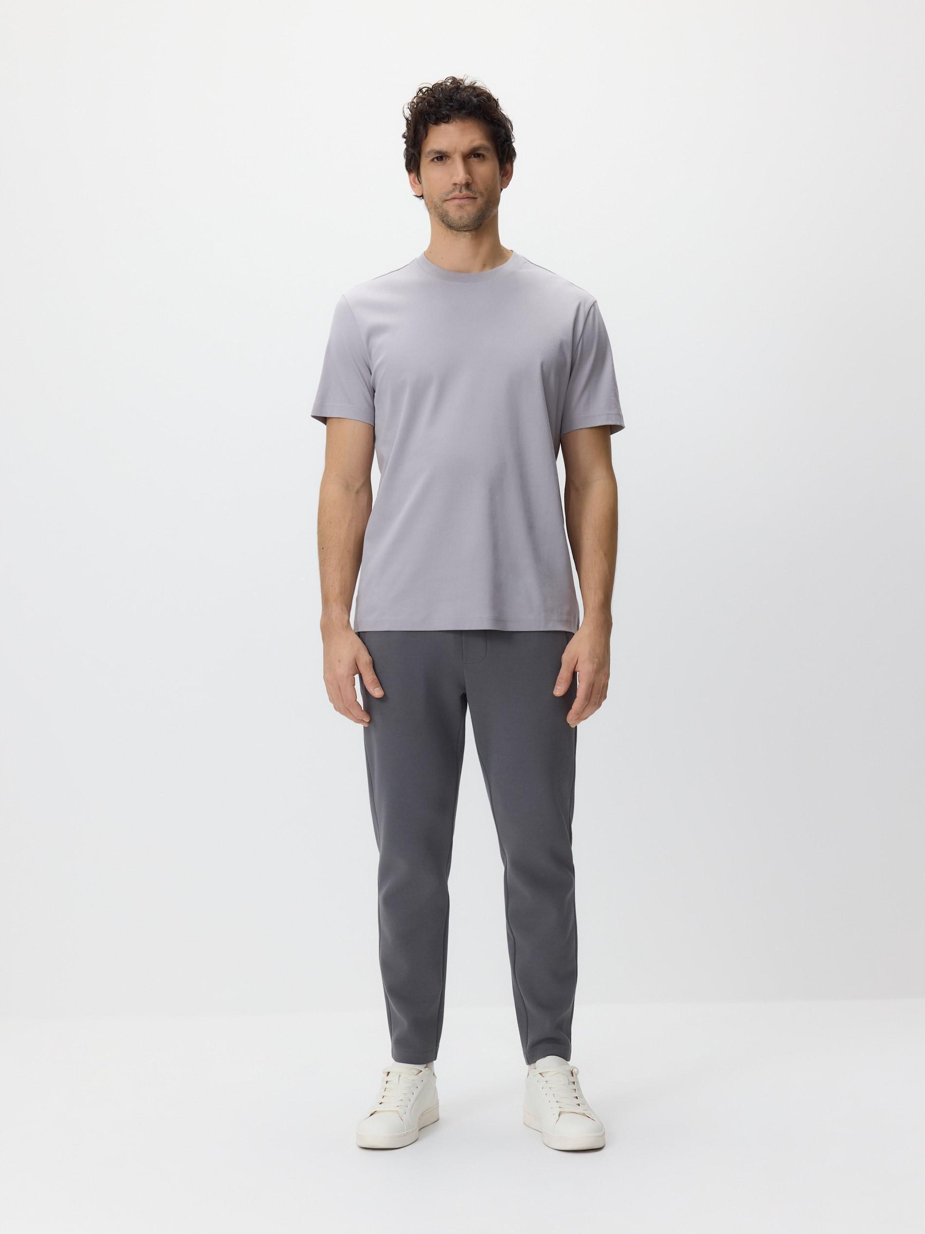 تيشيرت رجالي رمادي متوسط, Grey, medium