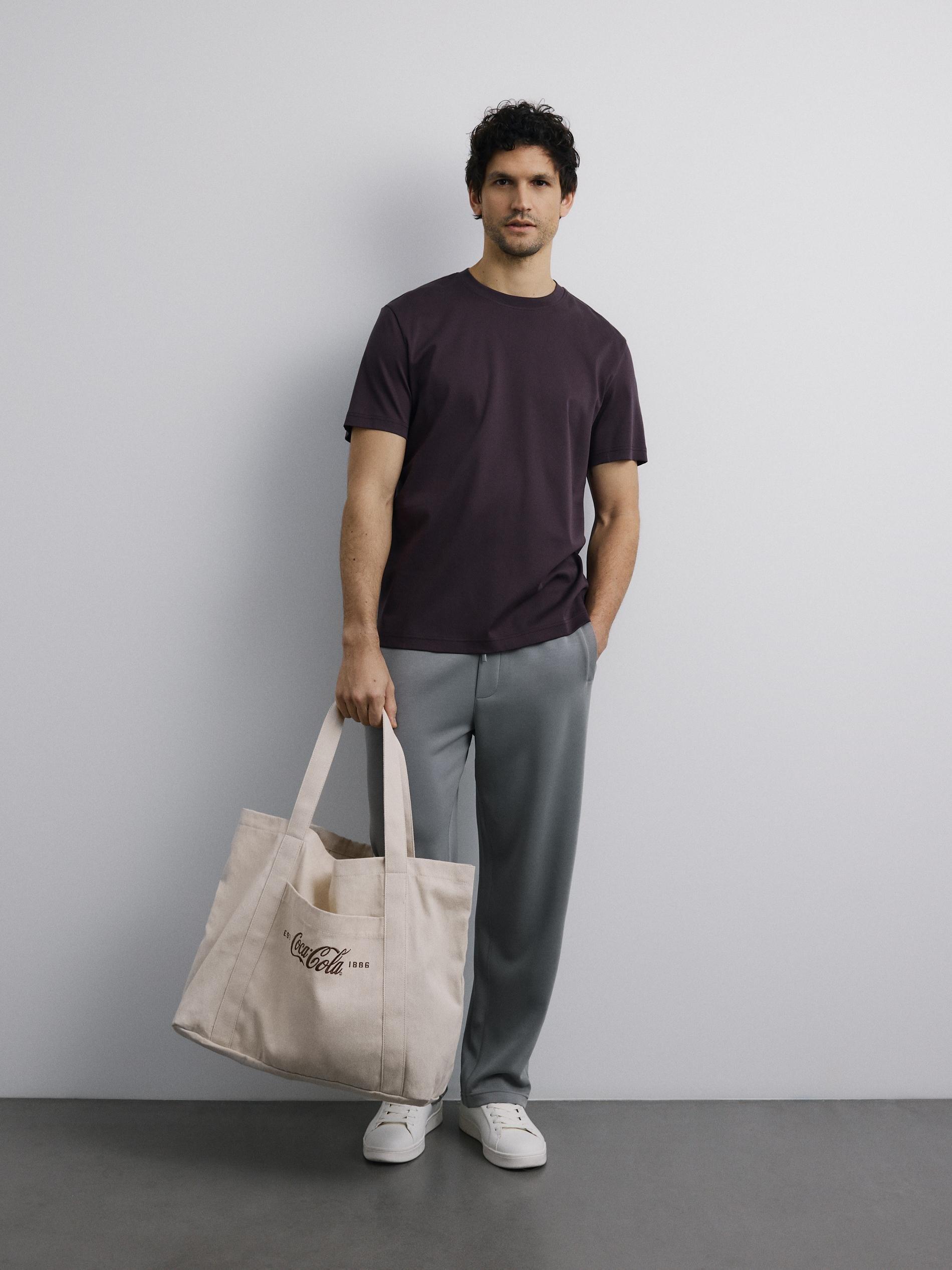 تيشيرت رجالي بني, Brown, large image number 0