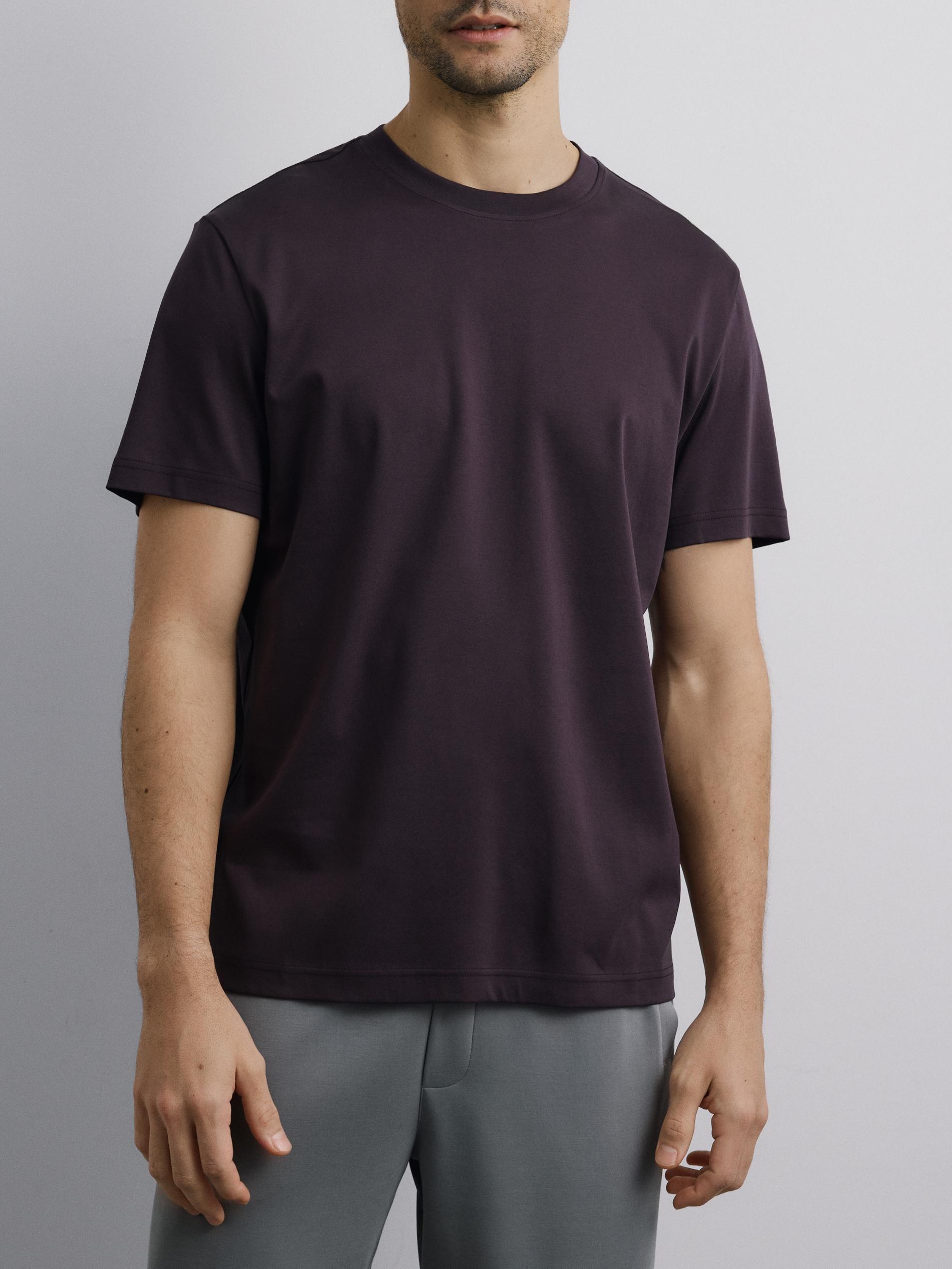 تيشيرت رجالي بني, Brown, medium