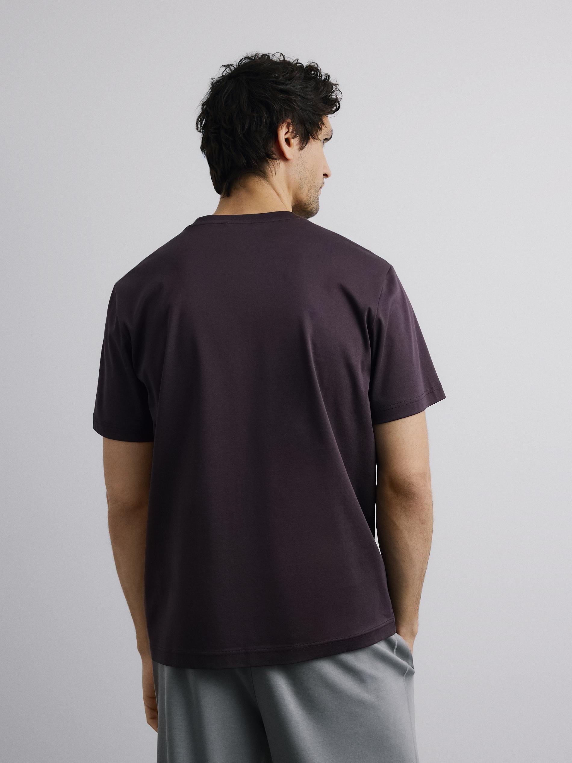 تيشيرت رجالي بني, Brown, large image number 3