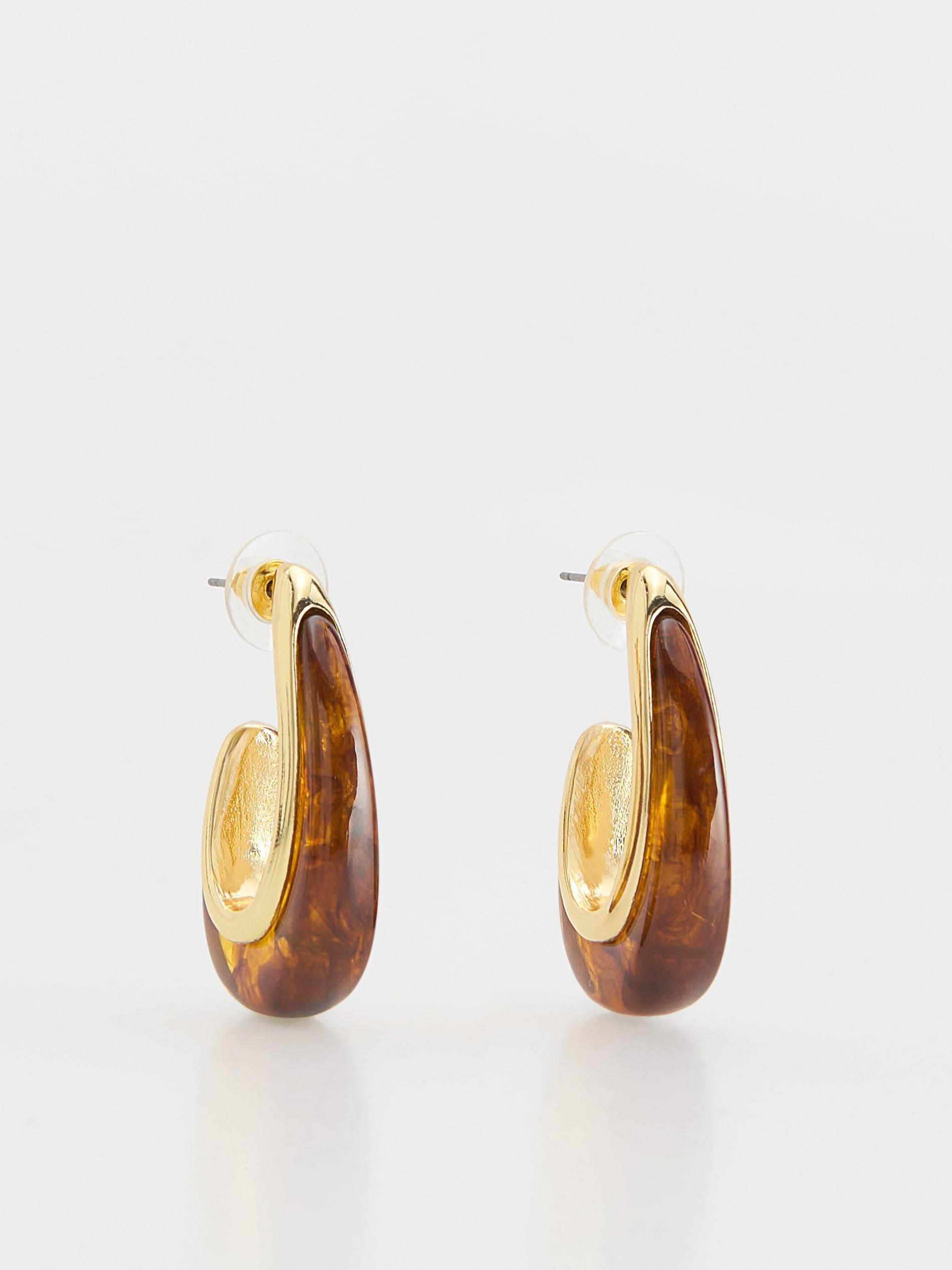 Multicolour Hoop Earrings, Multicolor, large image number 0