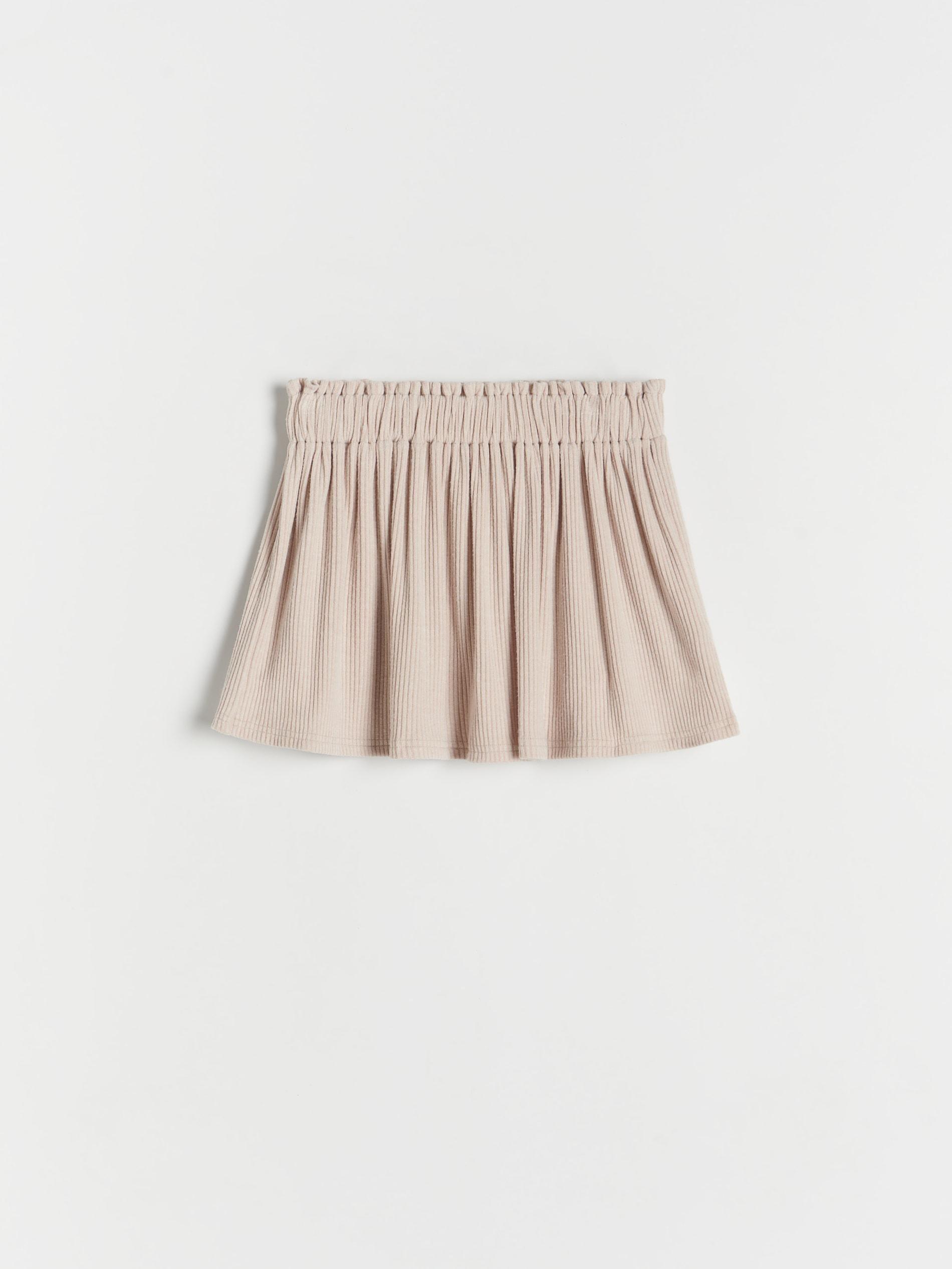 Beige Jersey Skirt, Kids Girls, , large image number 1