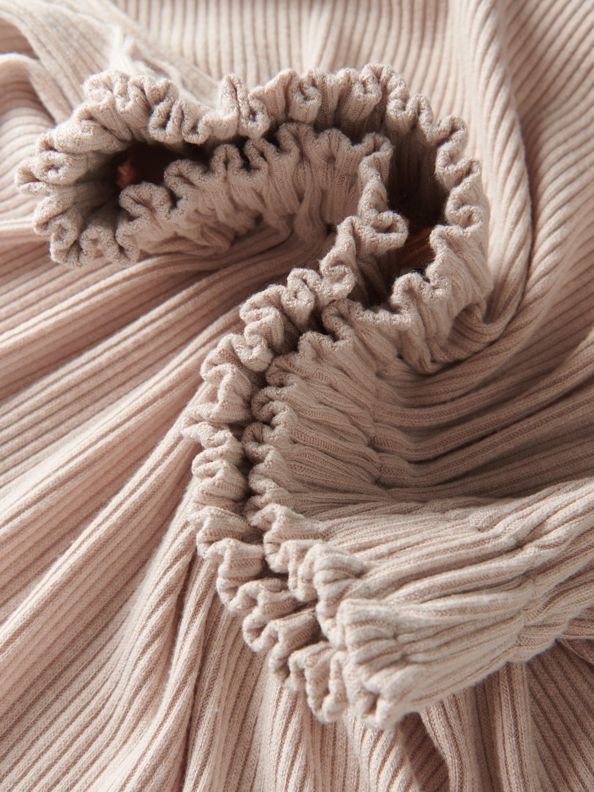 Beige Jersey Skirt, Kids Girls, , large image number 5