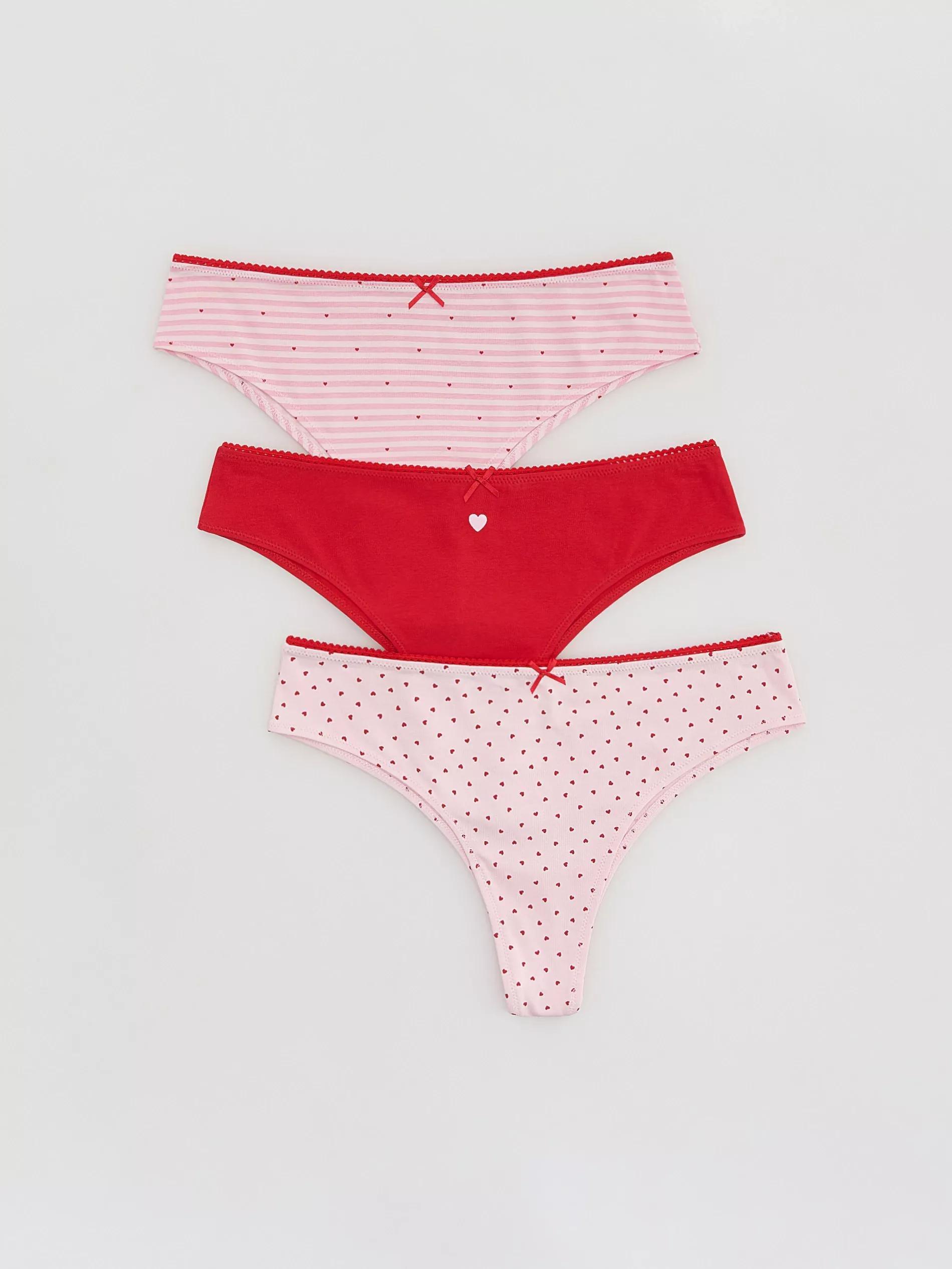 Pink Briefs Multi, Pink, medium