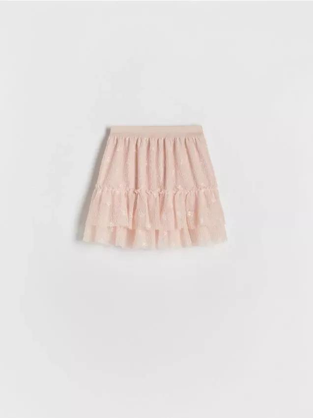 Pink Tulle Skirt, Kids Girls, , large image number 0