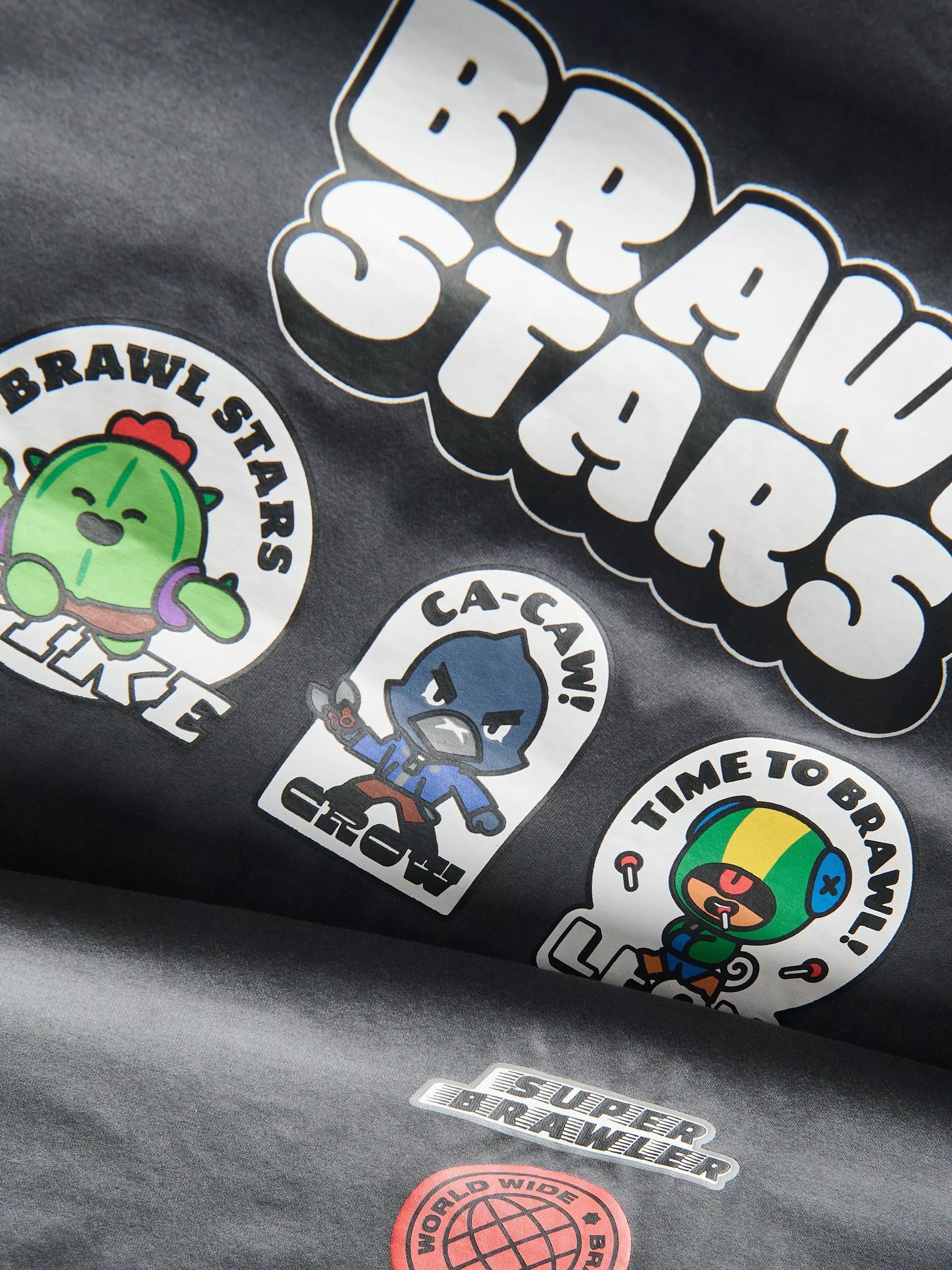 DARK GREY Long-sleeve Brawl Stars, Grey, large image number 2