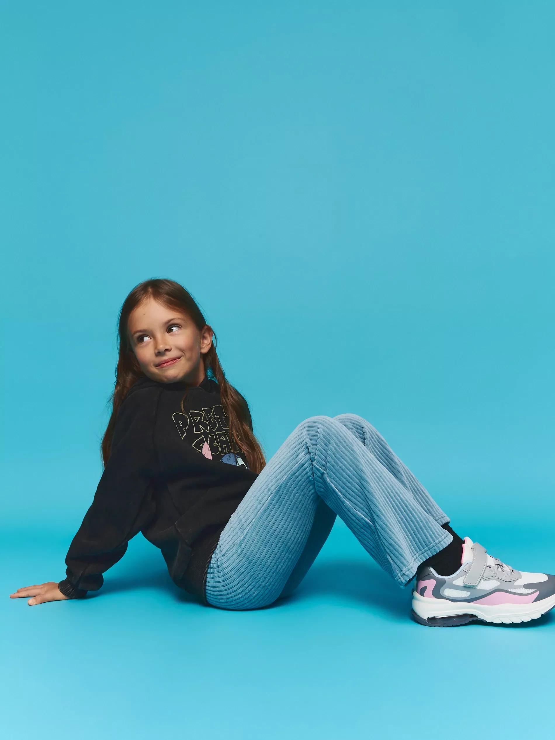 Turquoise Trousers, Kids Girl, Turquoise, large image number 3