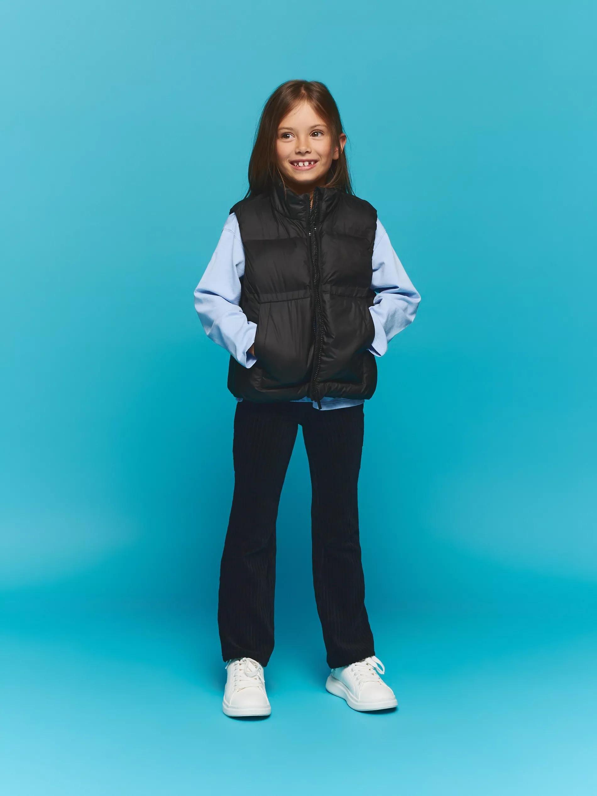 Black Trousers, Kids Girl, Black, large image number 3