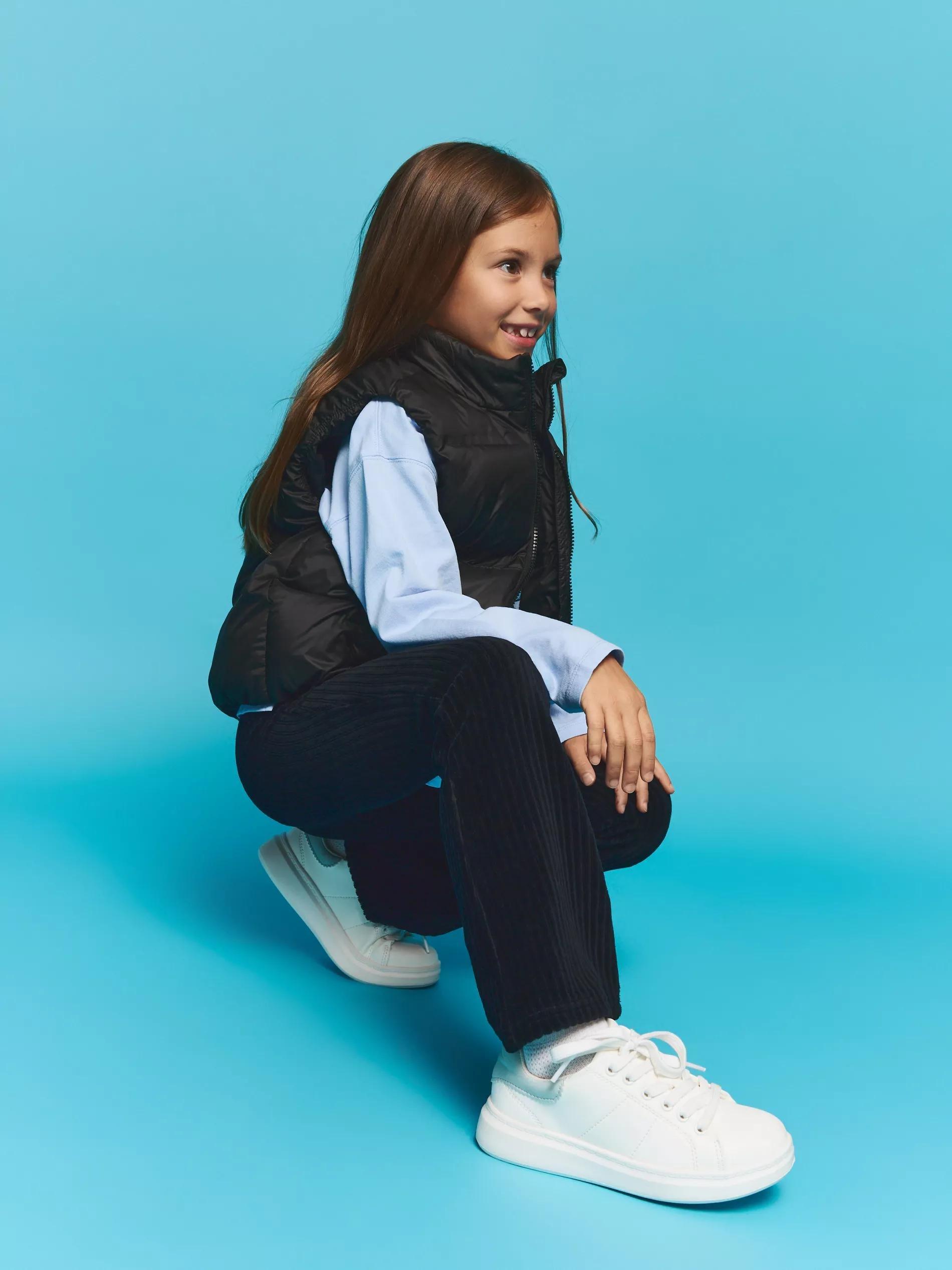 Black Trousers, Kids Girl, Black, large image number 4