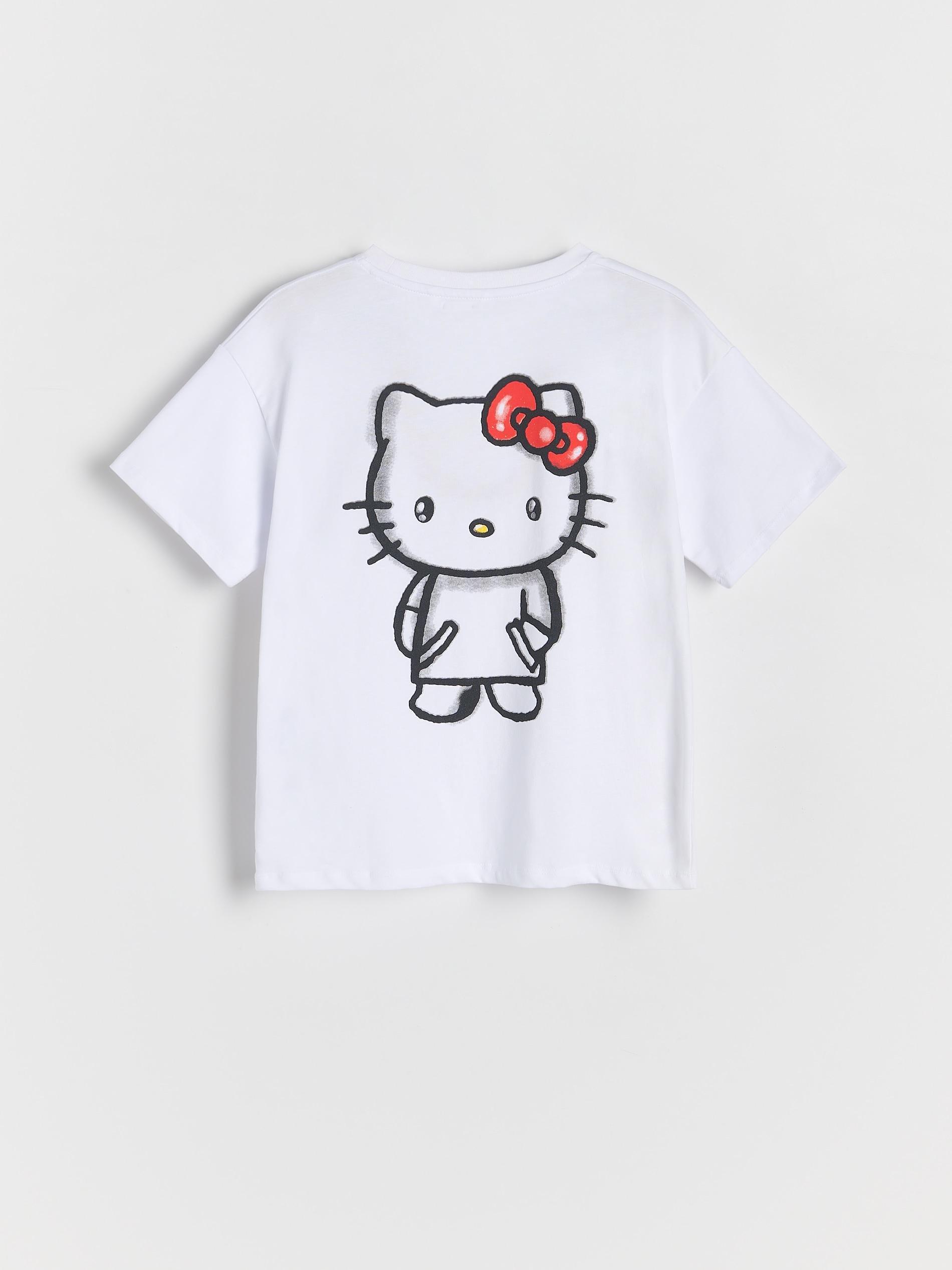White Hello Kitty T-Shirt , Kids Girls, , large image number 2