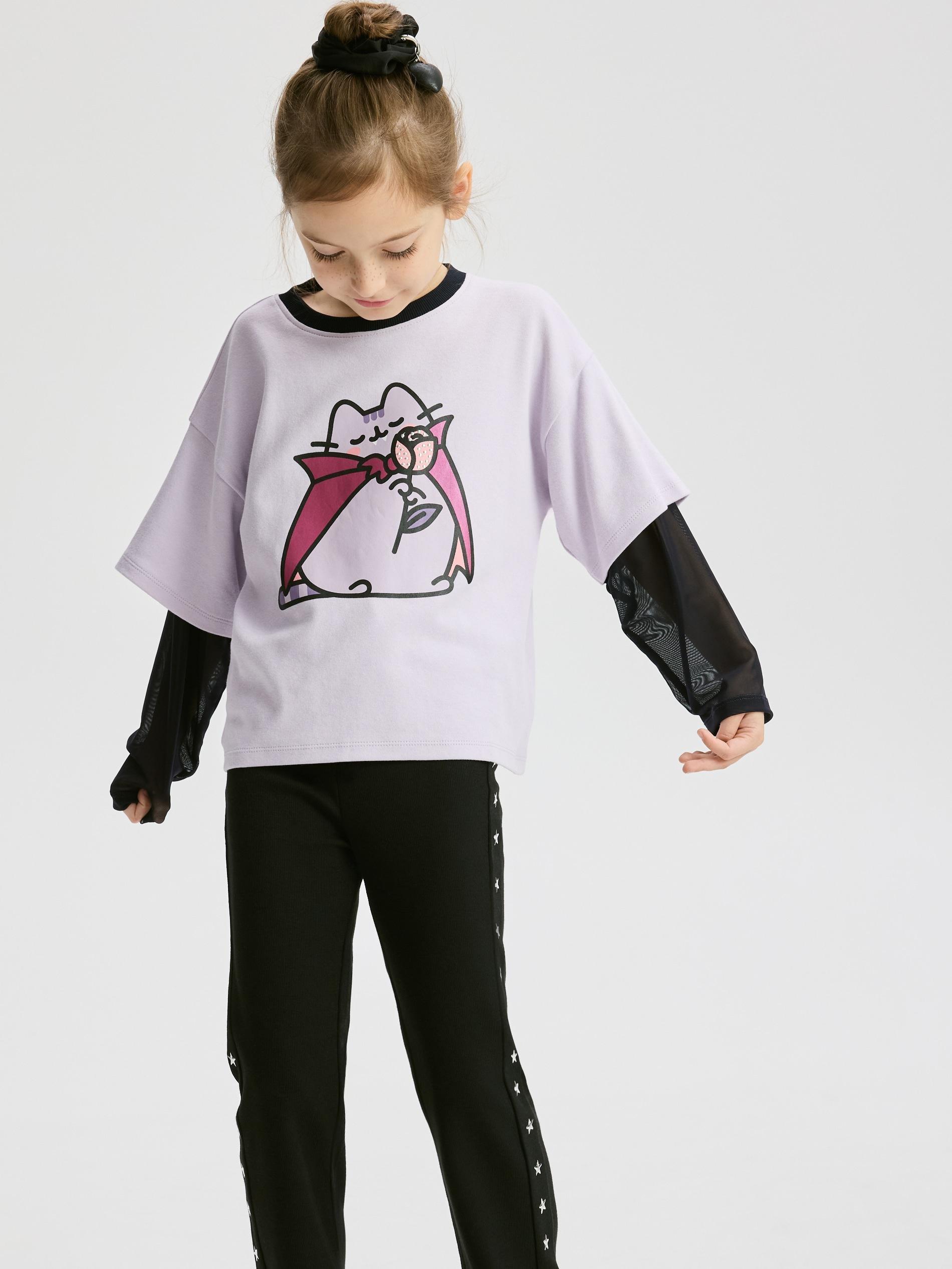 Black Trousers With Applique, Black, large image number 1