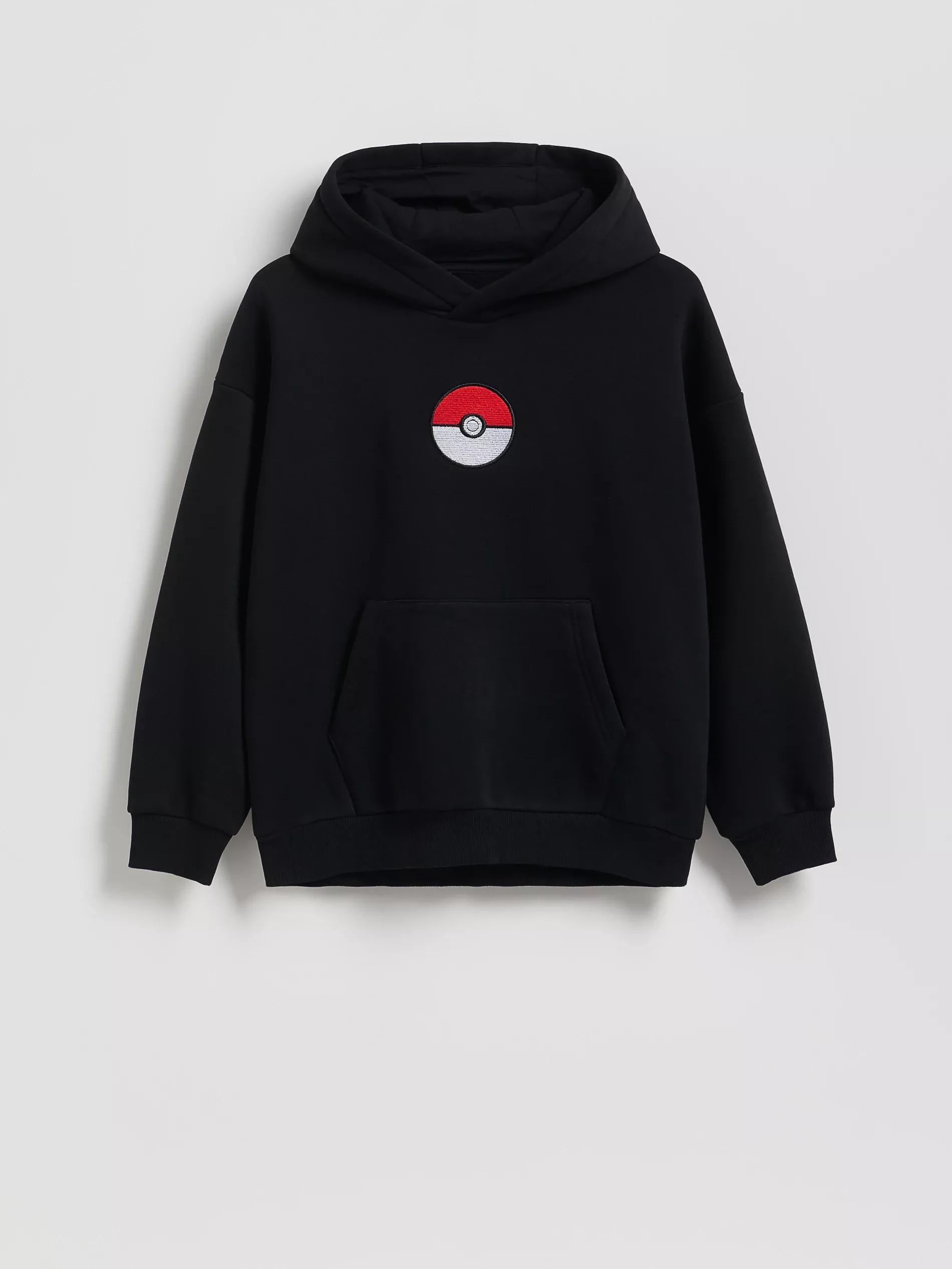 Black Pokémon Hoodie, Black, medium