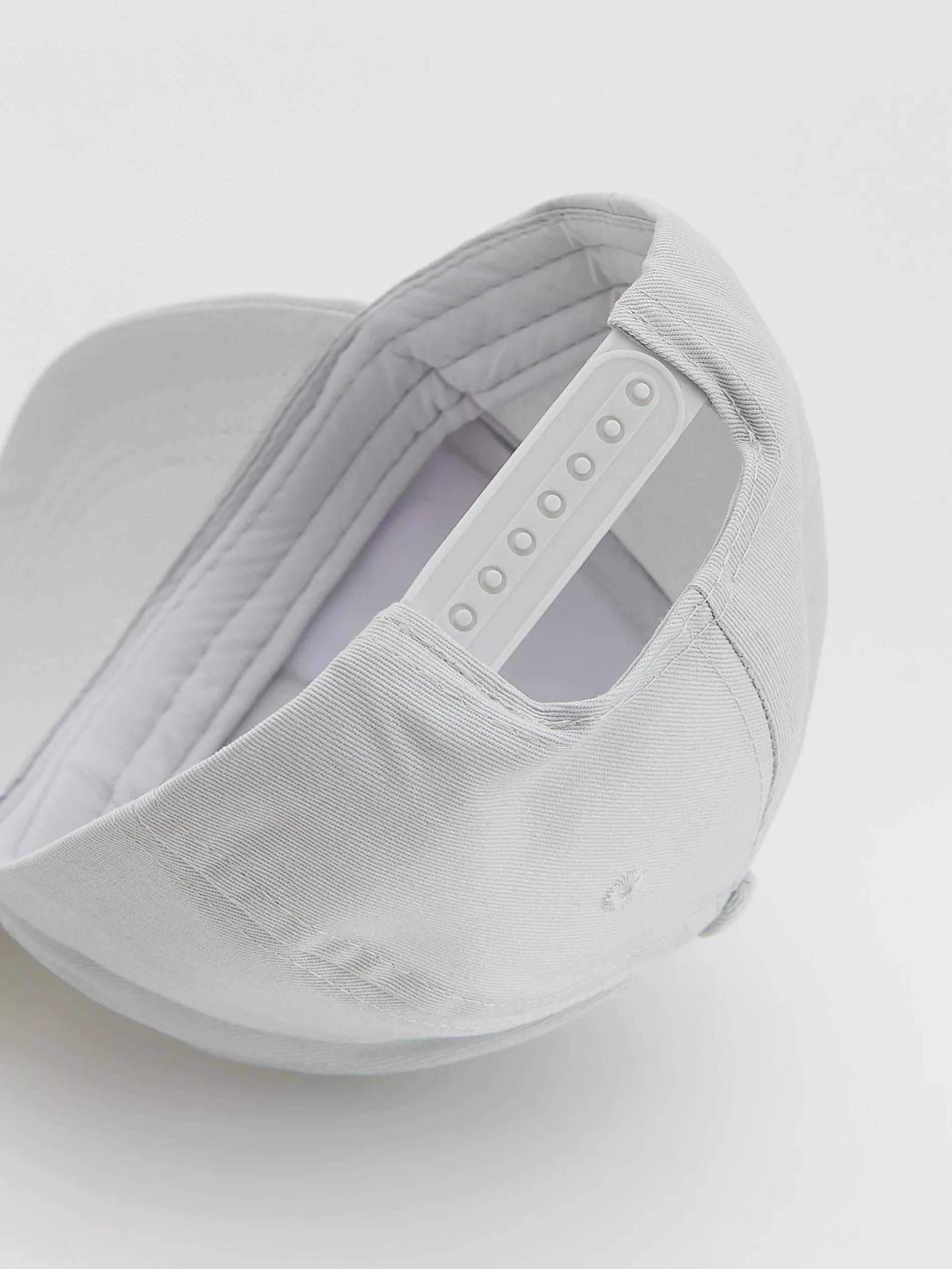 DARK GREY Cap with embroidery, Grey, medium