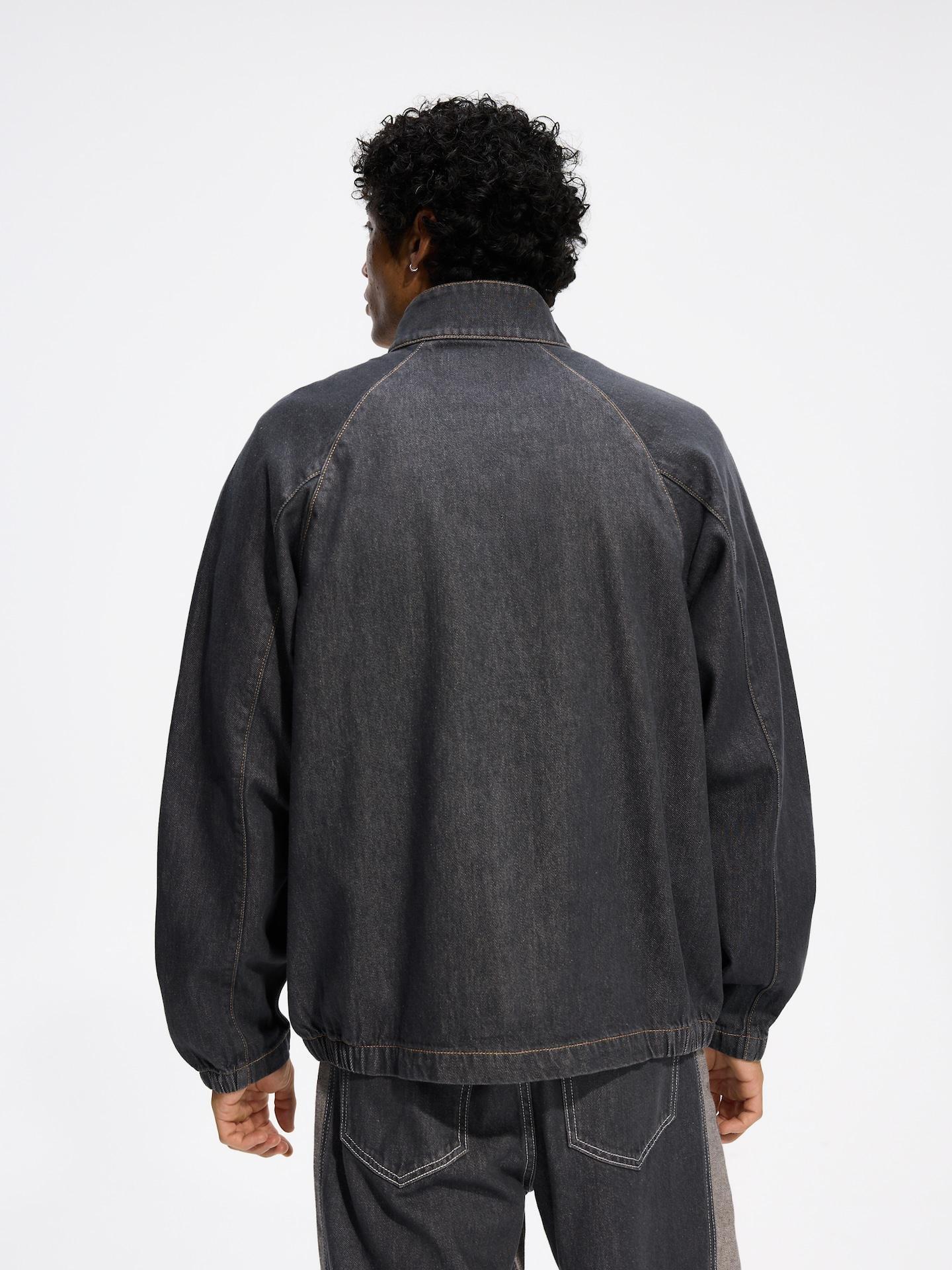 Grey Denim Jacket, Grey, medium