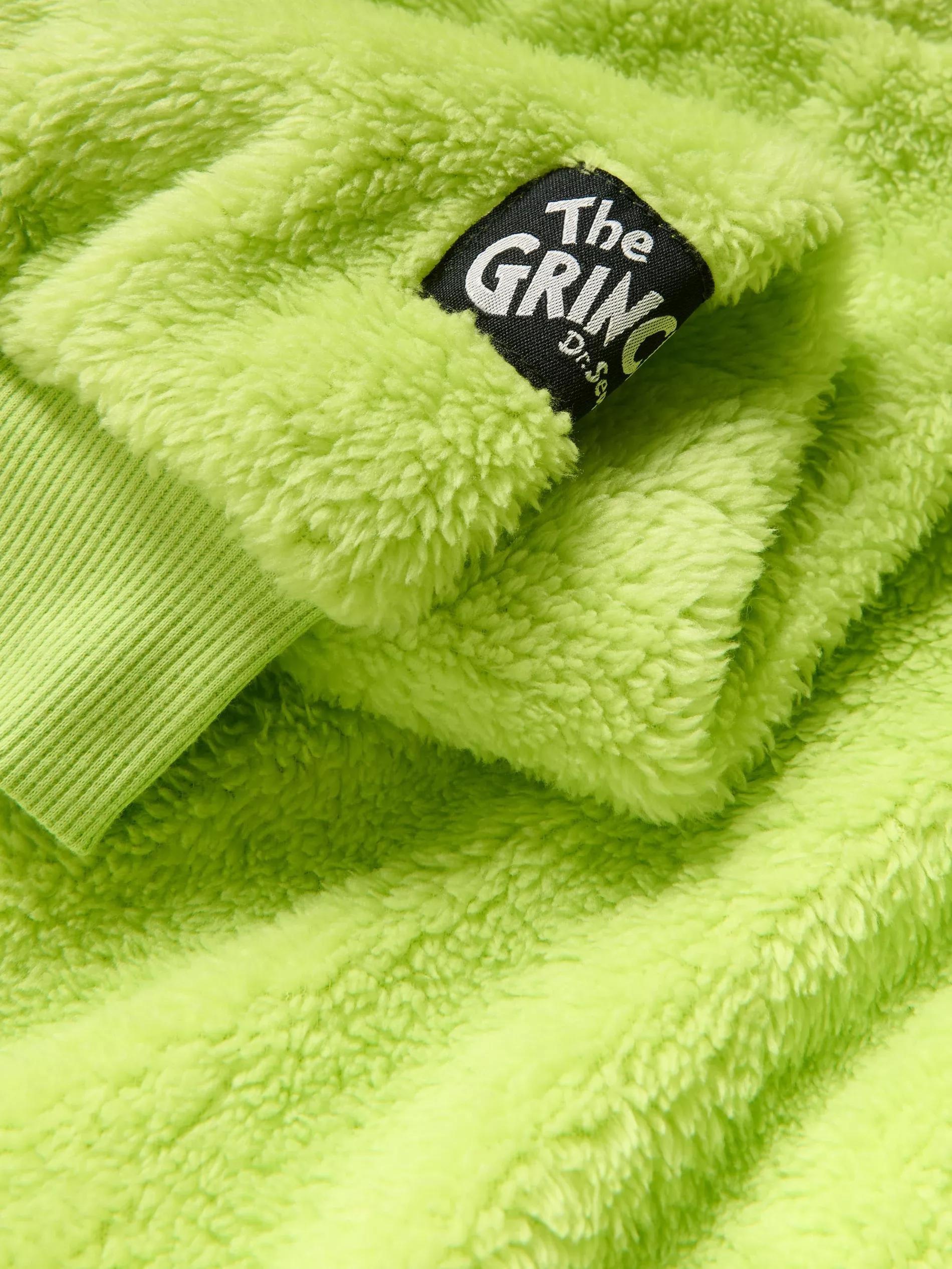 Green Christmas Sweatshirt Grinch, Green, large image number 1