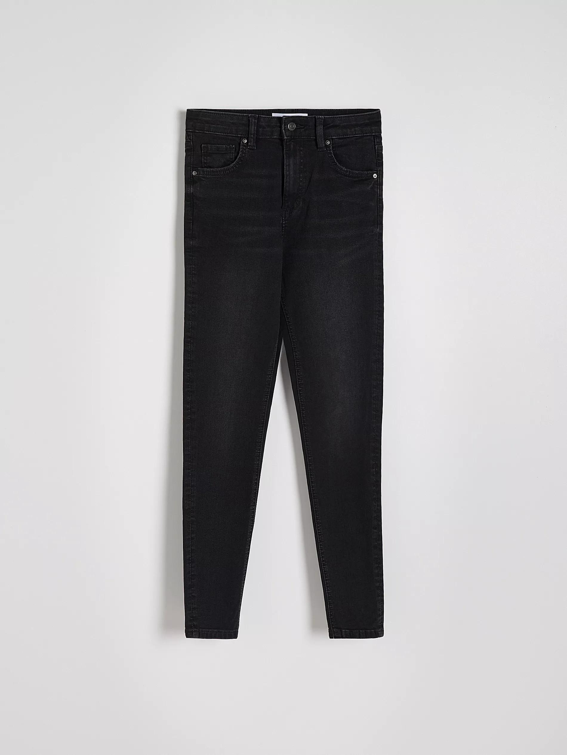 Black Slim Fit Jeans With High Waist, , large image number 1