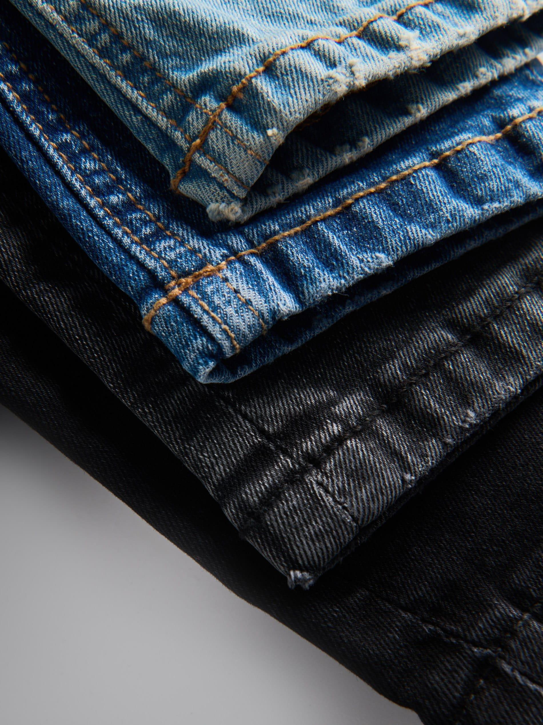 Black Slim Fit Jeans With High Waist, , large image number 7