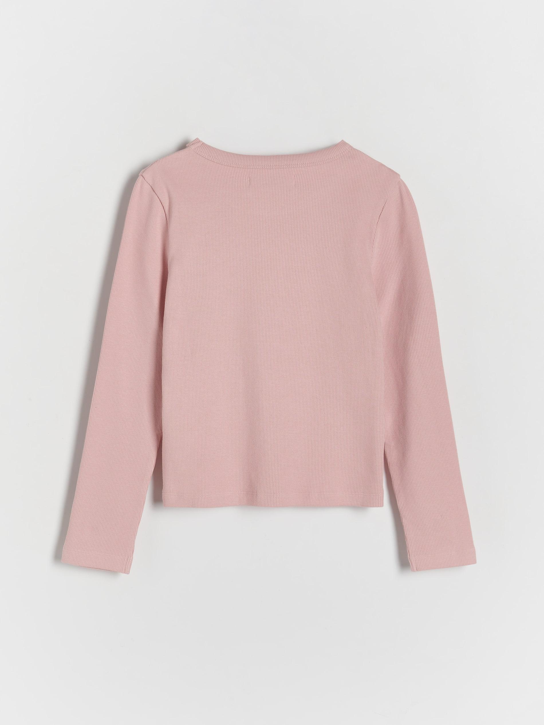 Pink Shirt With Open Shoulders, Kids Girls, , large image number 2