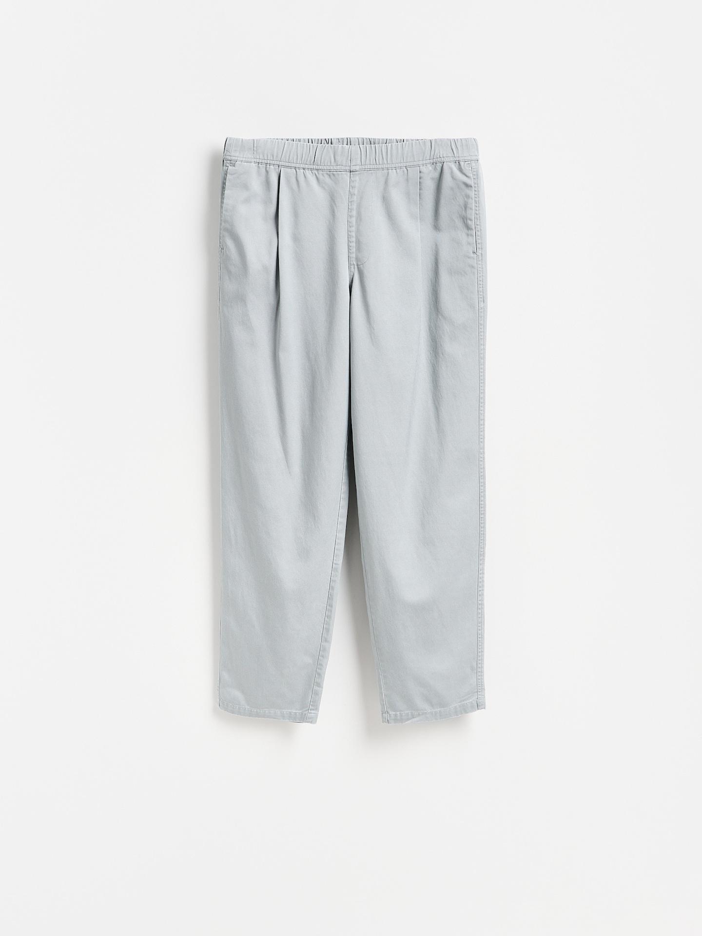 Grey Loose Carrot Trousers, Light grey, large image number 4