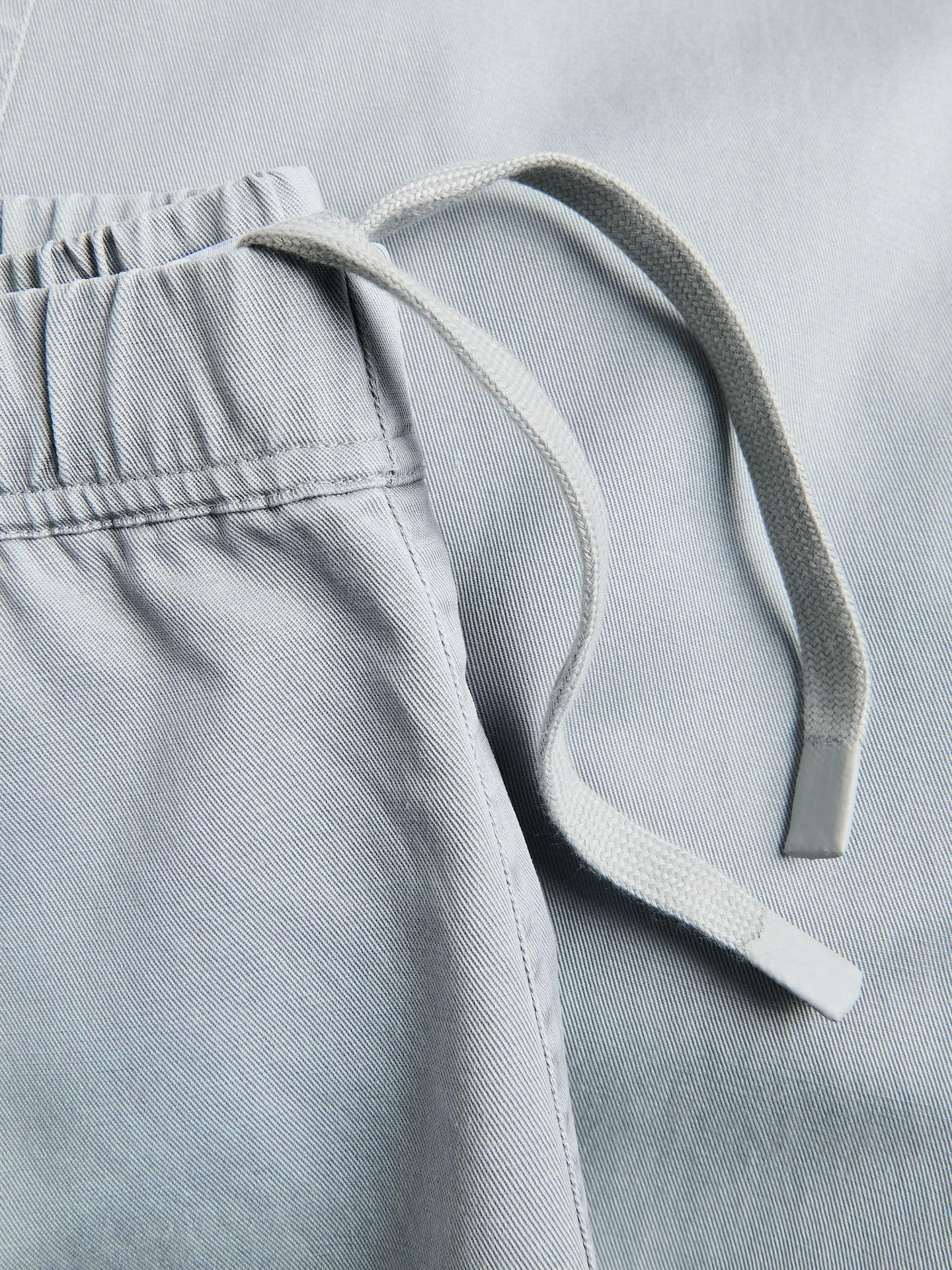 Grey Loose Carrot Trousers, Light grey, large image number 5