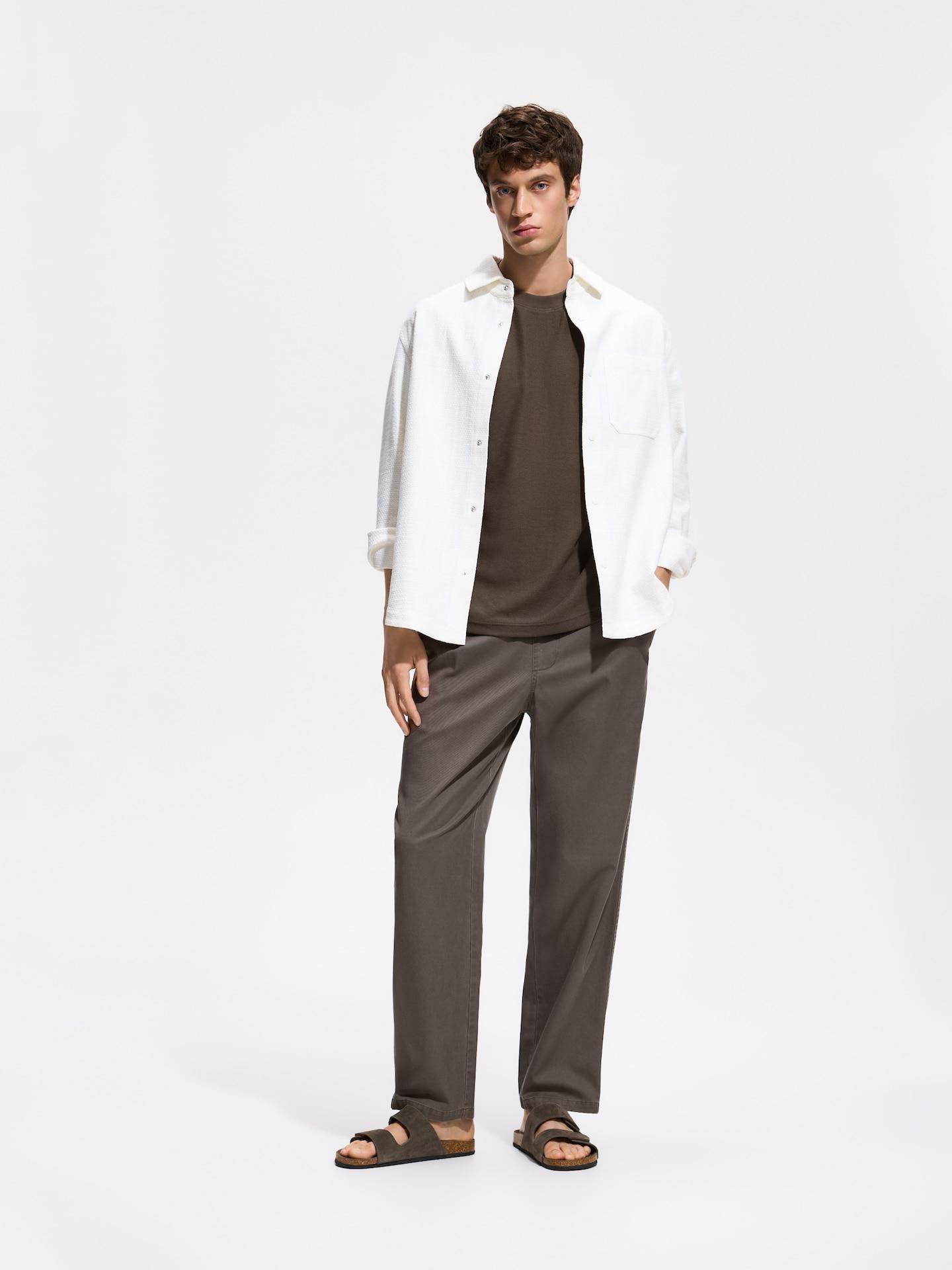 Brown Loose Carrot Trousers, Brown, medium