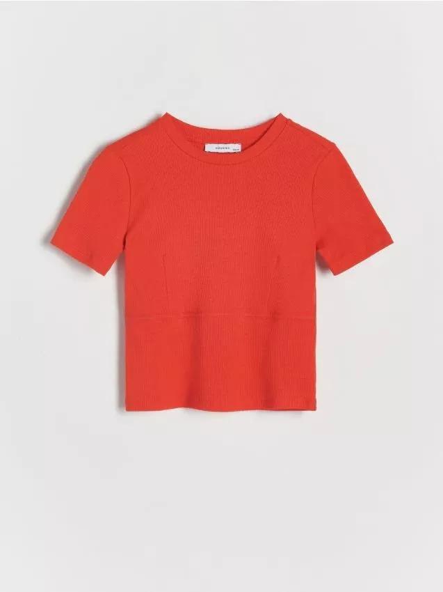 Red Cotton T-Shirt, , large image number 0