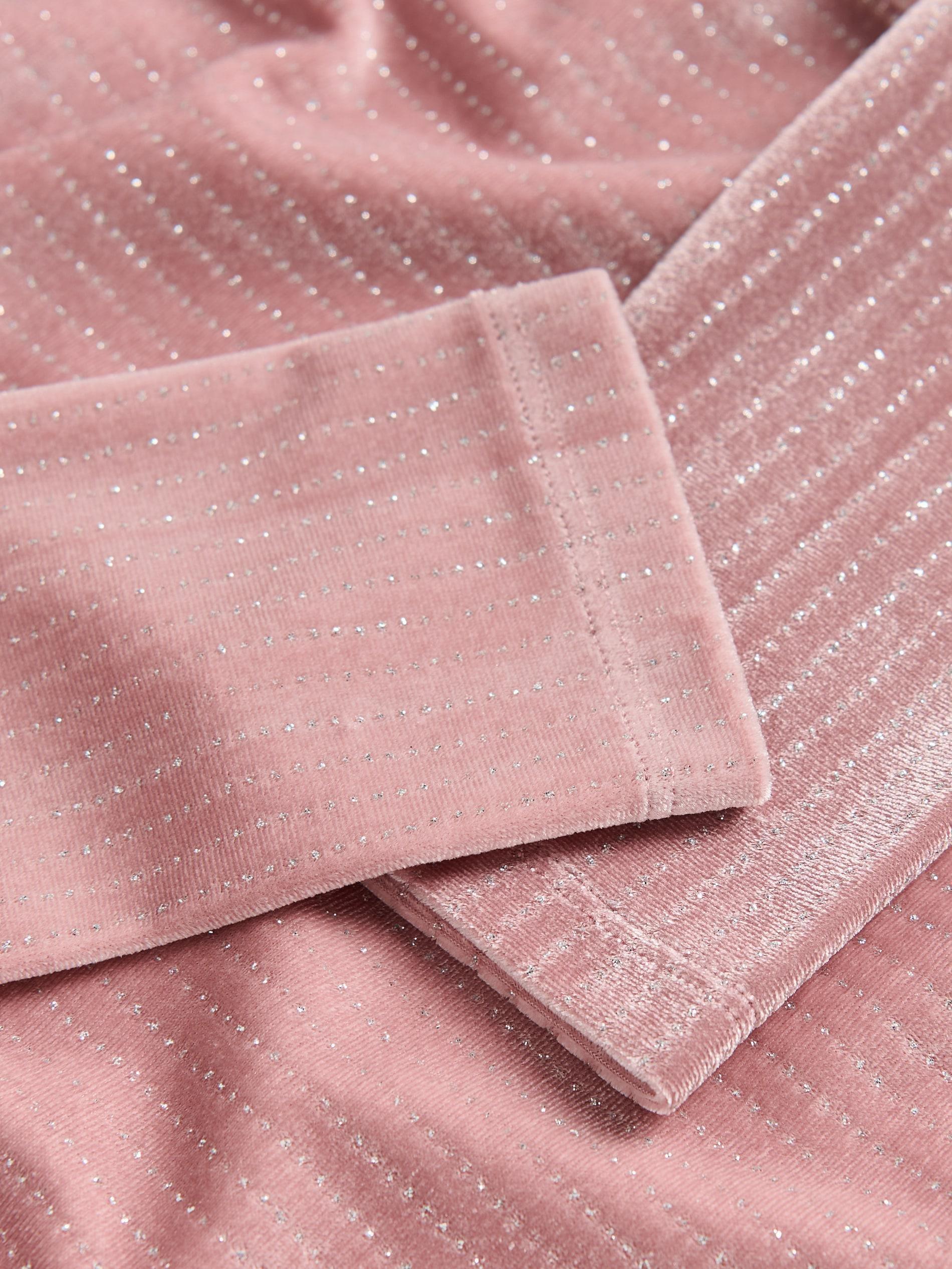 Pink Blouse With Metallic Thread, , large image number 4