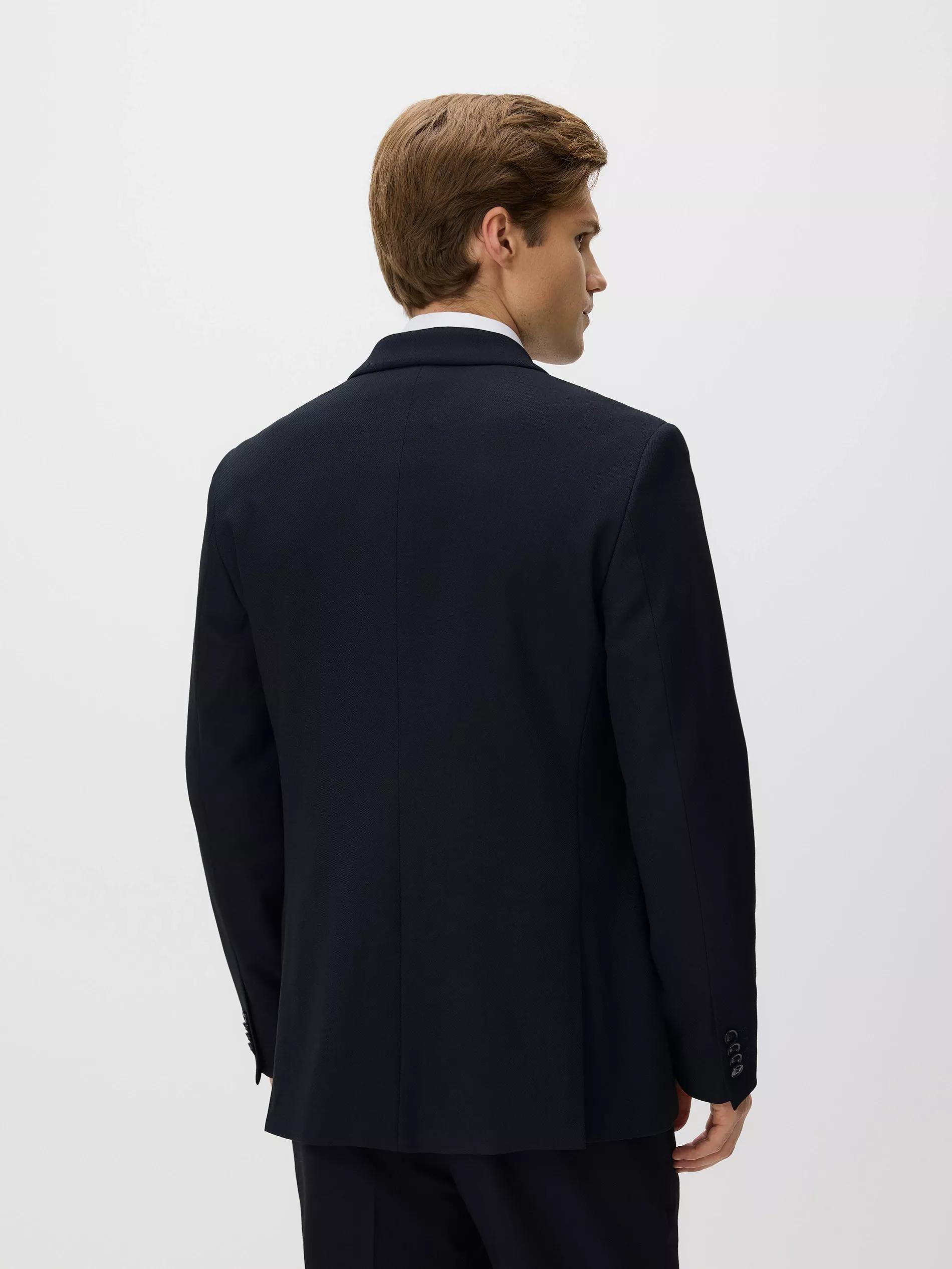 NAVY Slim fit blazer with viscose blend, Navy, large image number 2