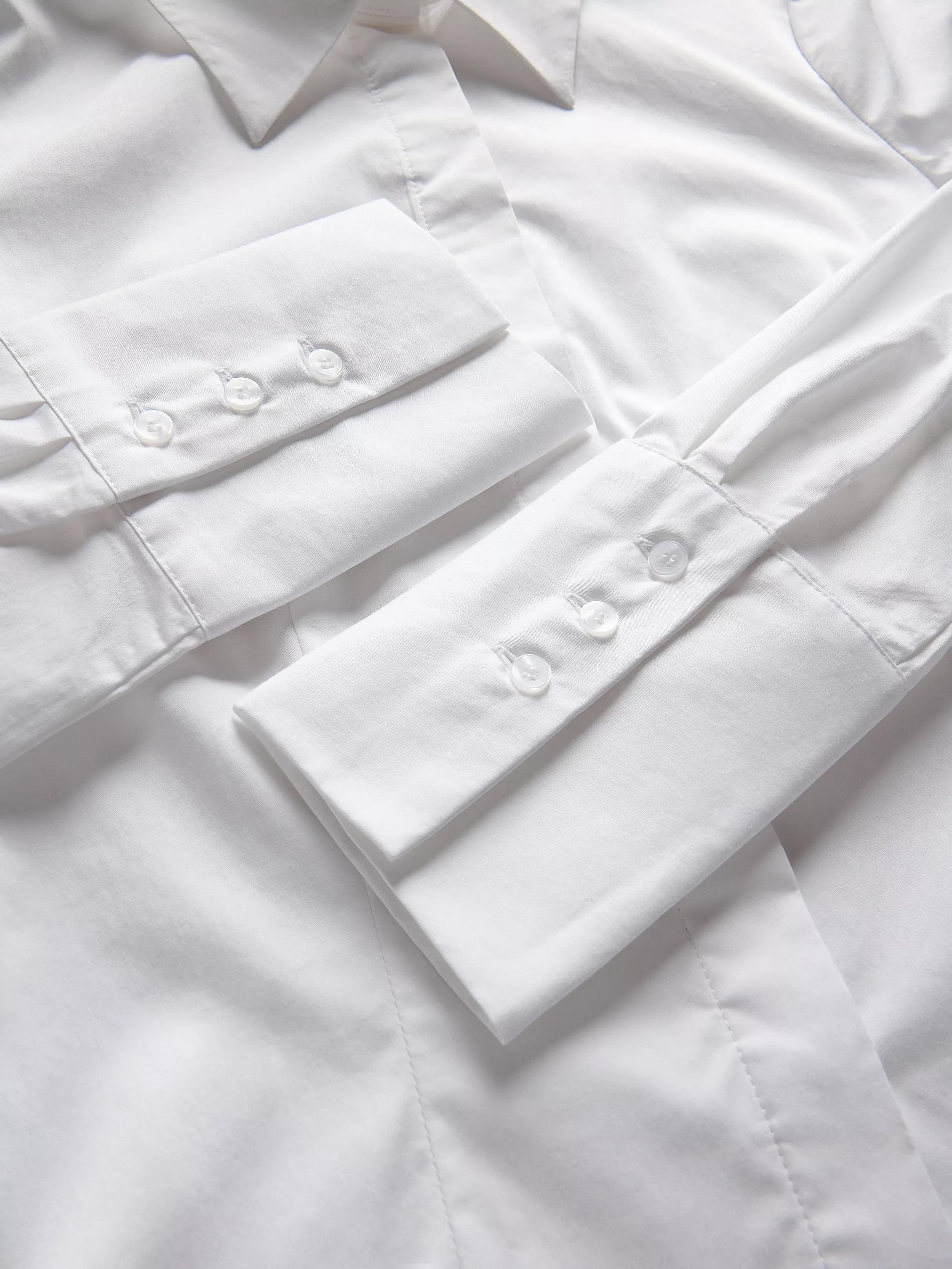 White Cotton Rich Shirt, , large image number 5