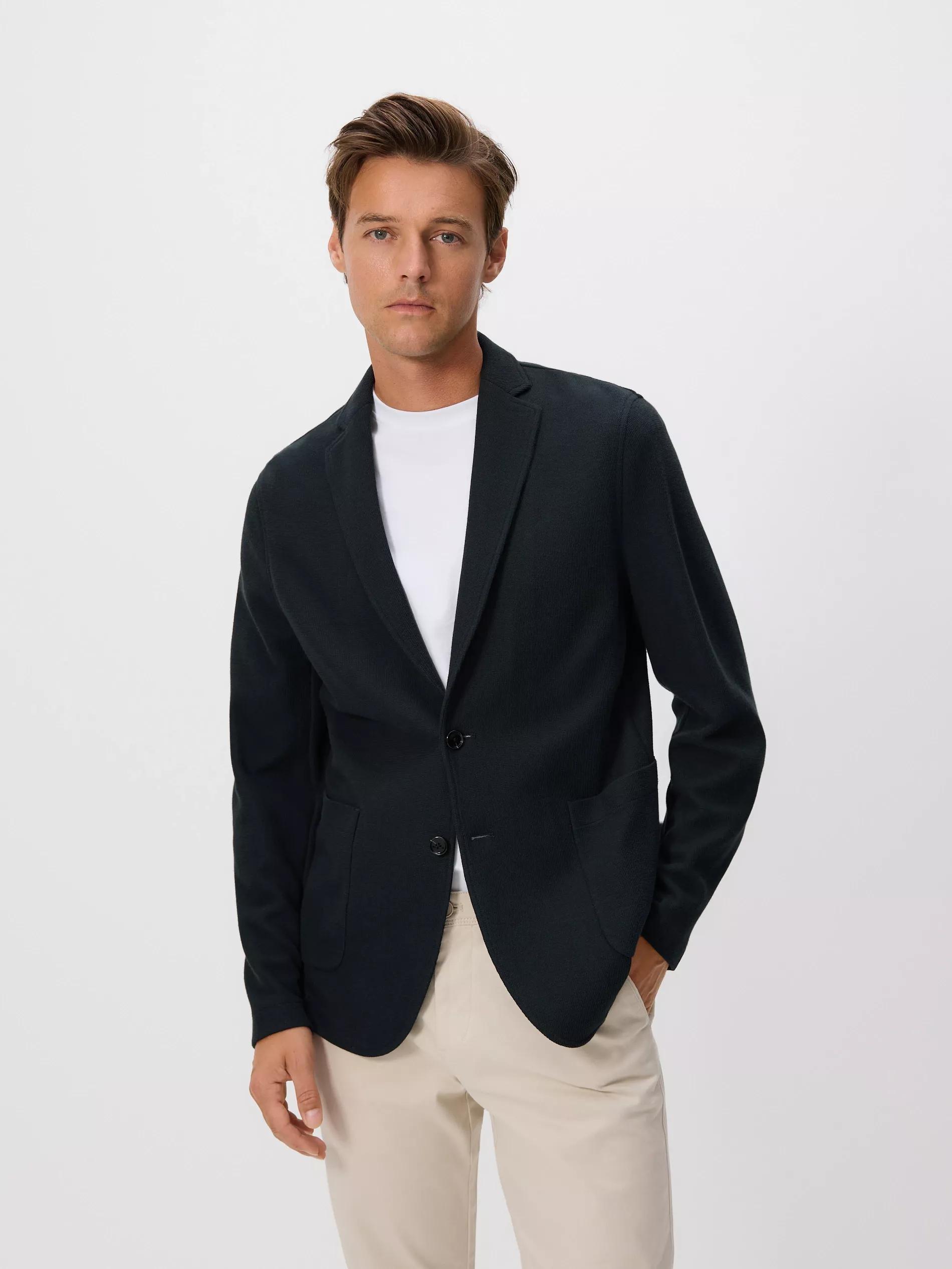 Green Slim Fit Blazer, , large image number 0