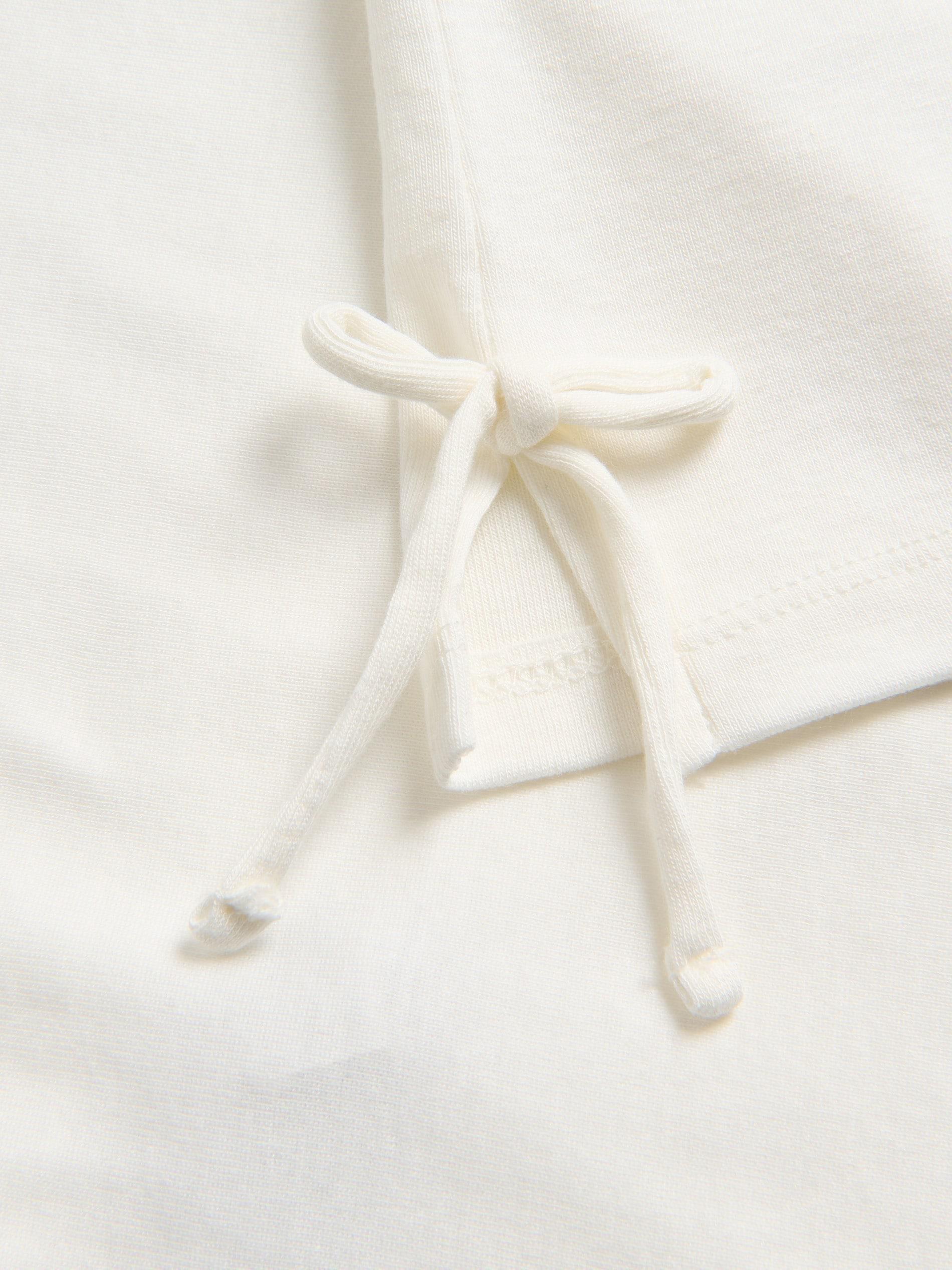 Cream Plain Modal T-Shirt, Ivory, large image number 1