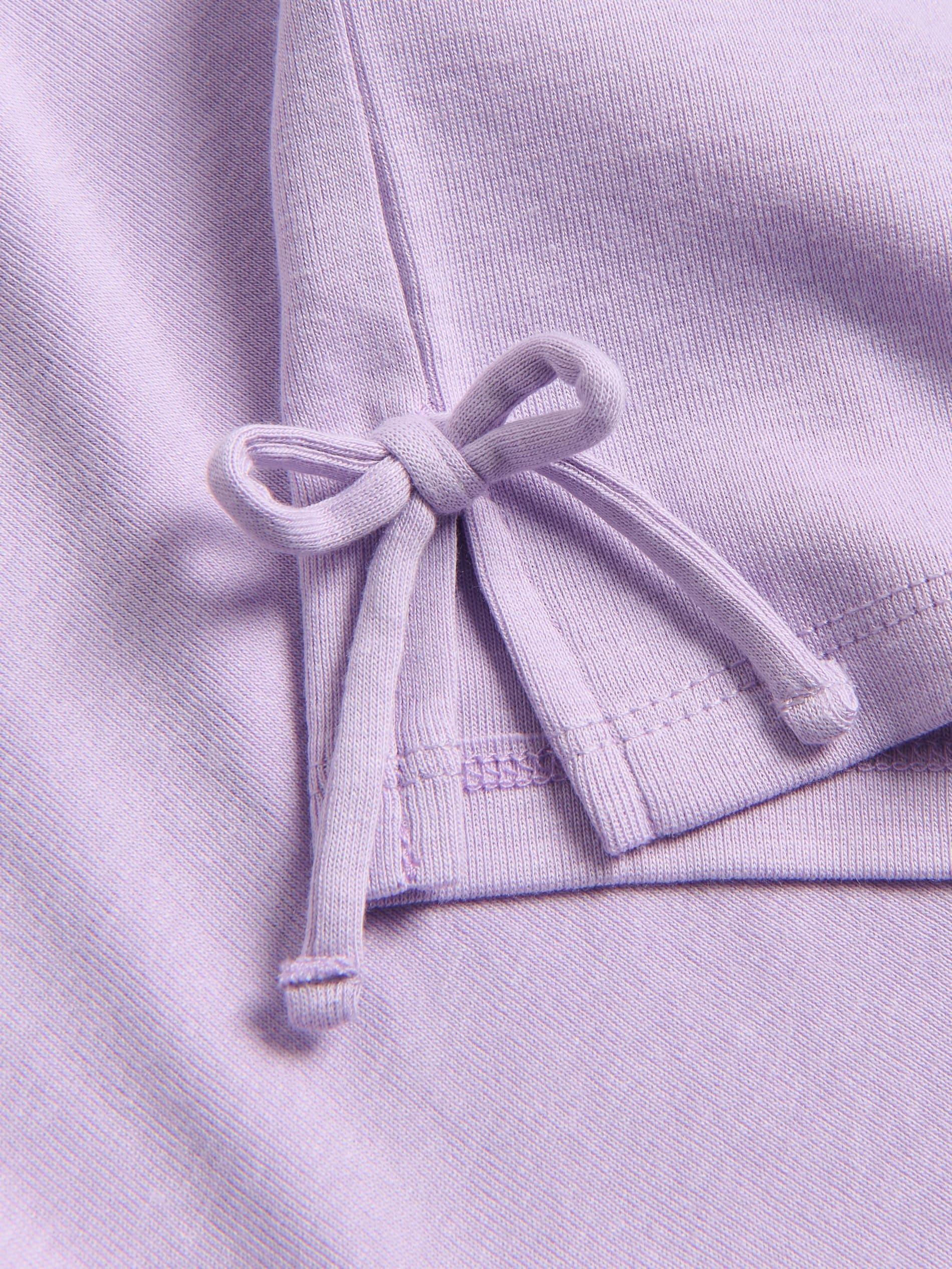Purple Plain Modal T-Shirt, Purple, medium