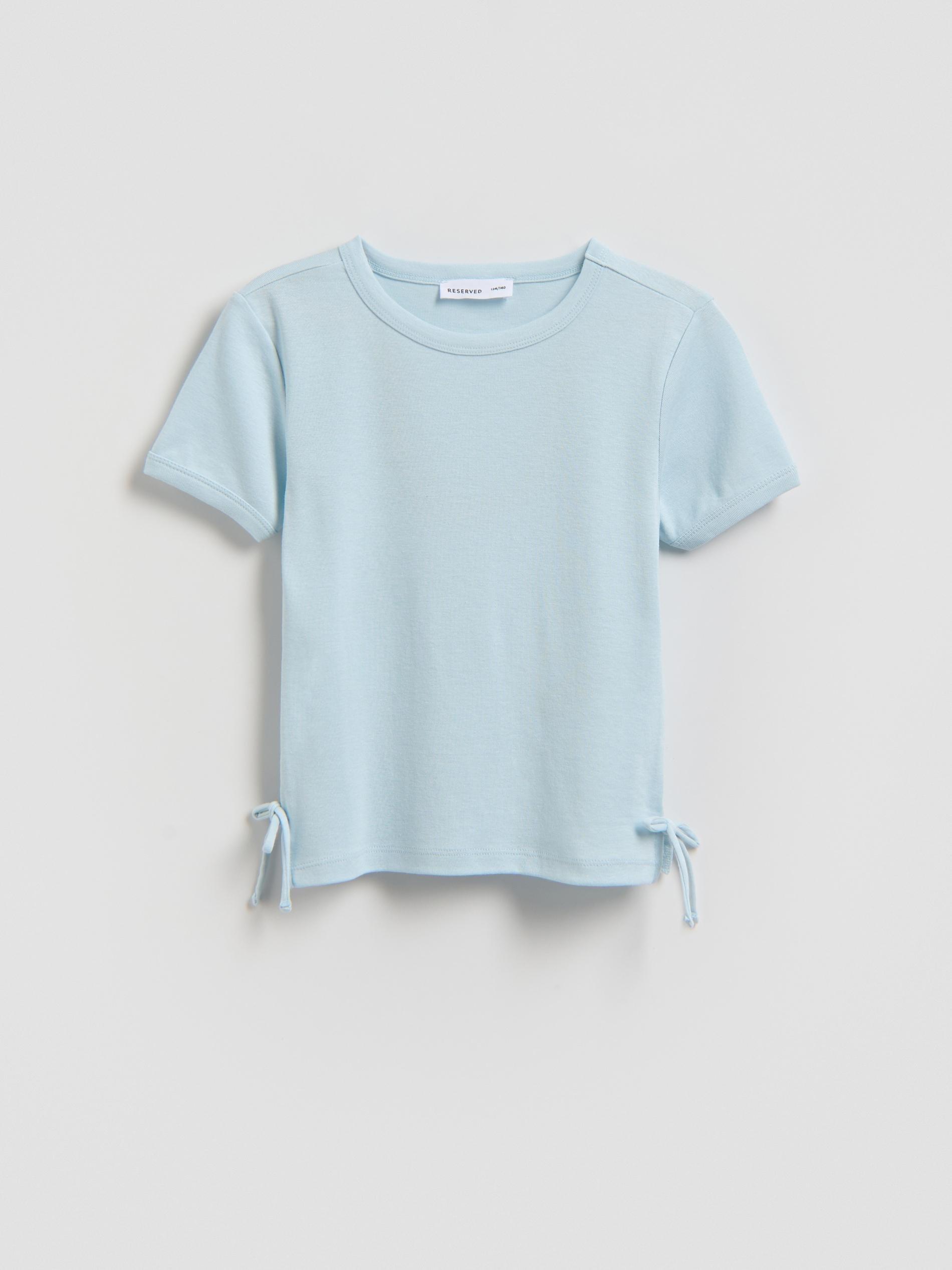 Blue Plain Modal T-Shirt, Blue, large image number 0