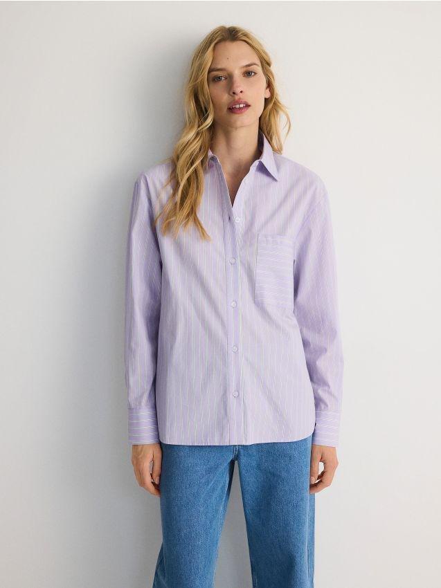 Purple Buttoned Shirt, , large image number 0