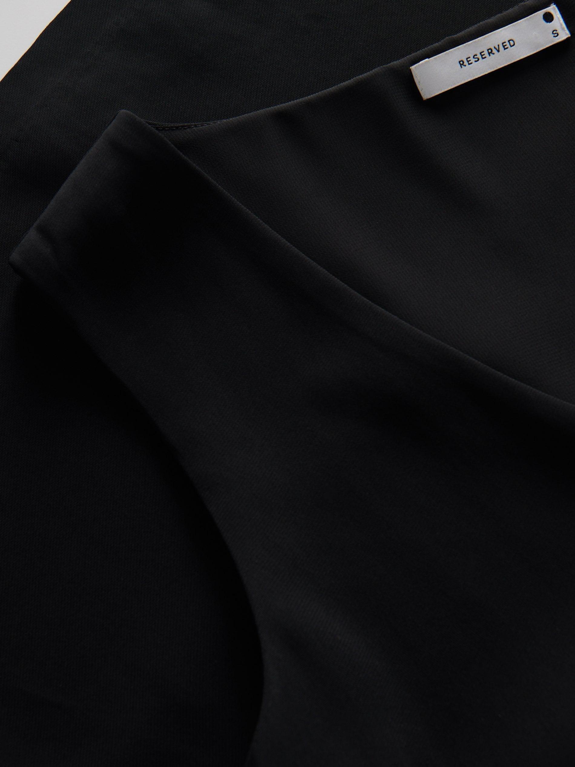 Black Vest-Cut Top, , large image number 5