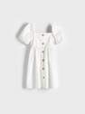 Reserved - White Puff Sleeve Dress
