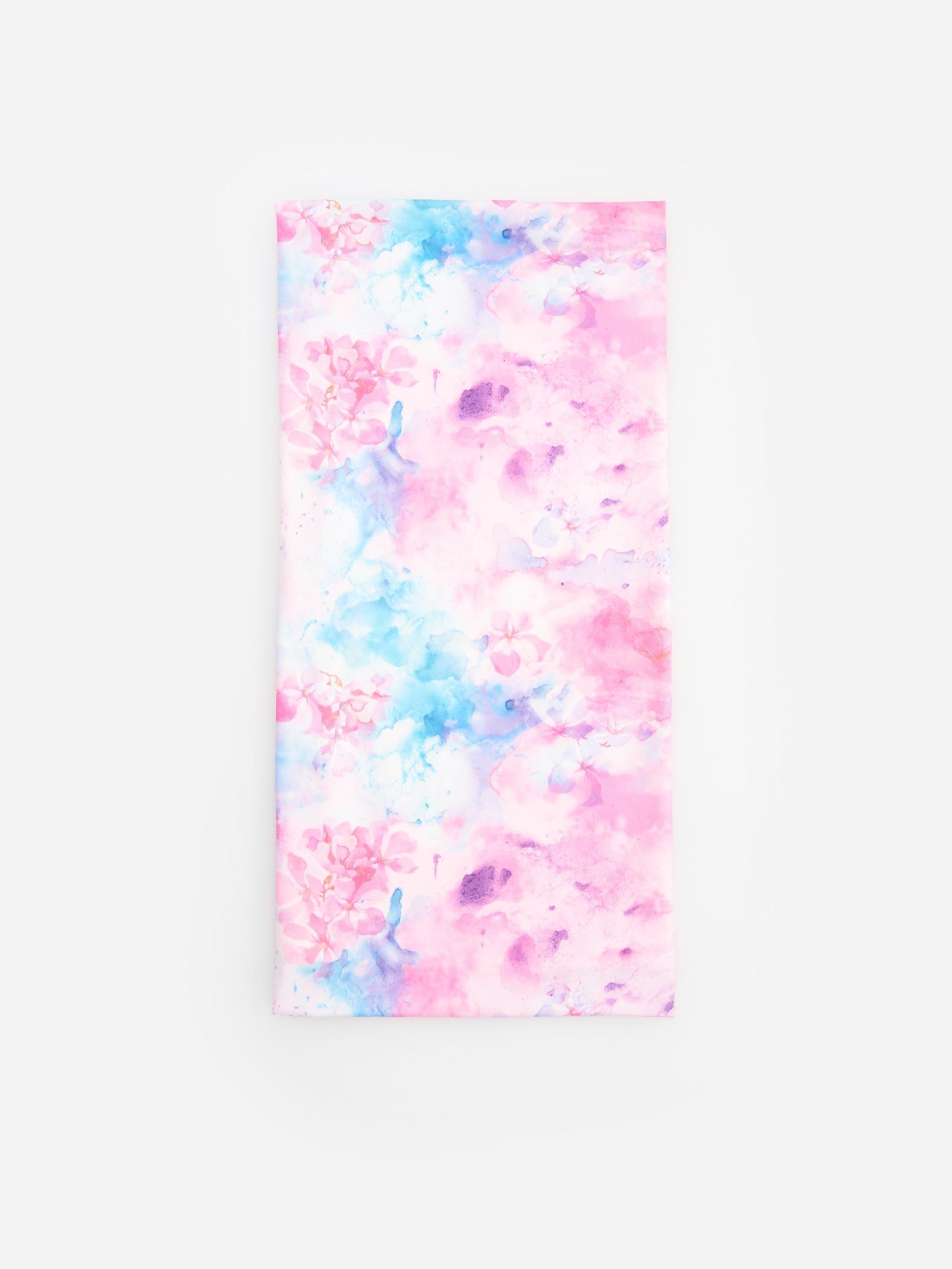 Pink Circle Scarf, Kids Girl, , large image number 1