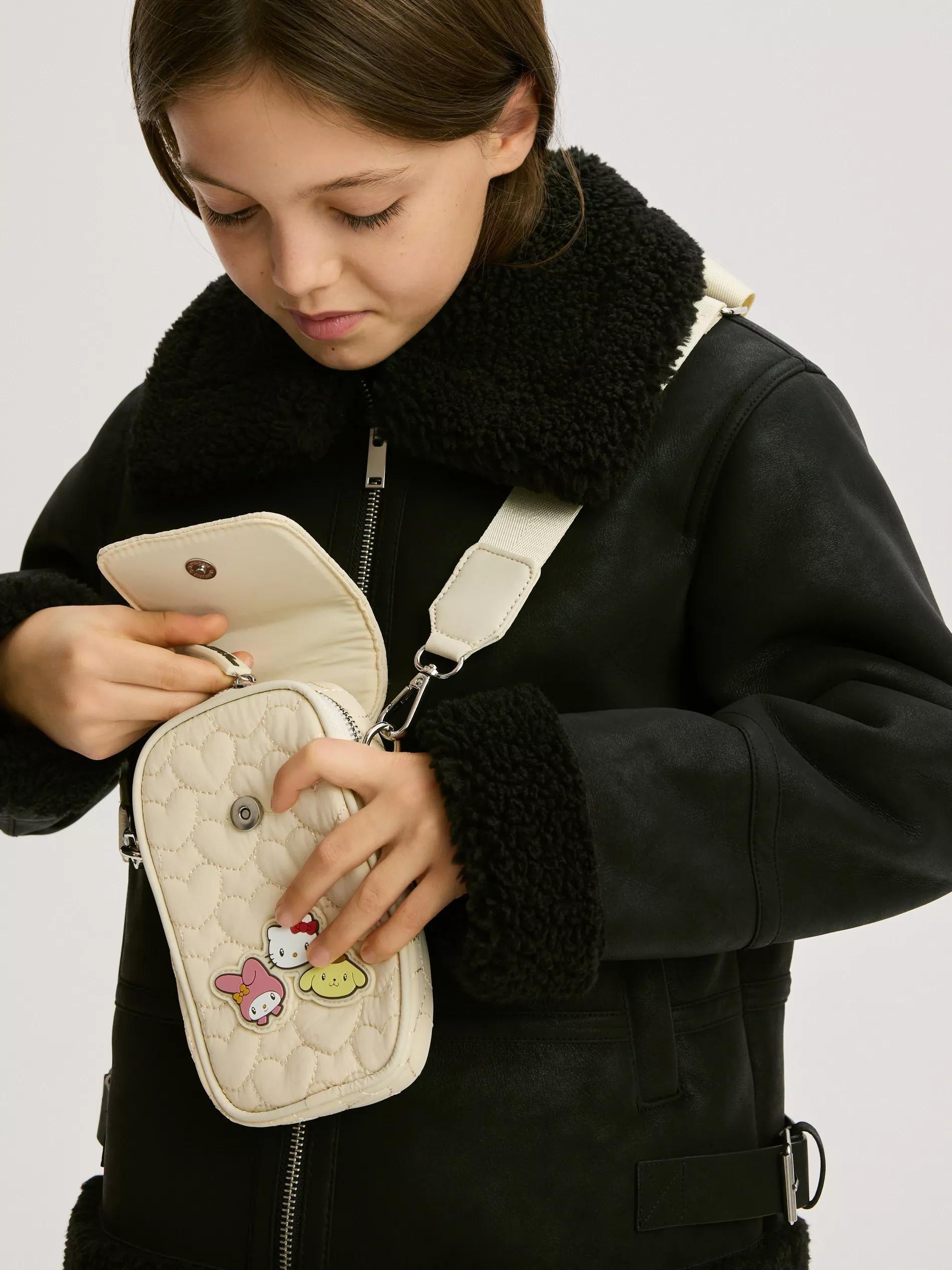 Cream Hello Kitty And Friends Handbag, Ivory, medium