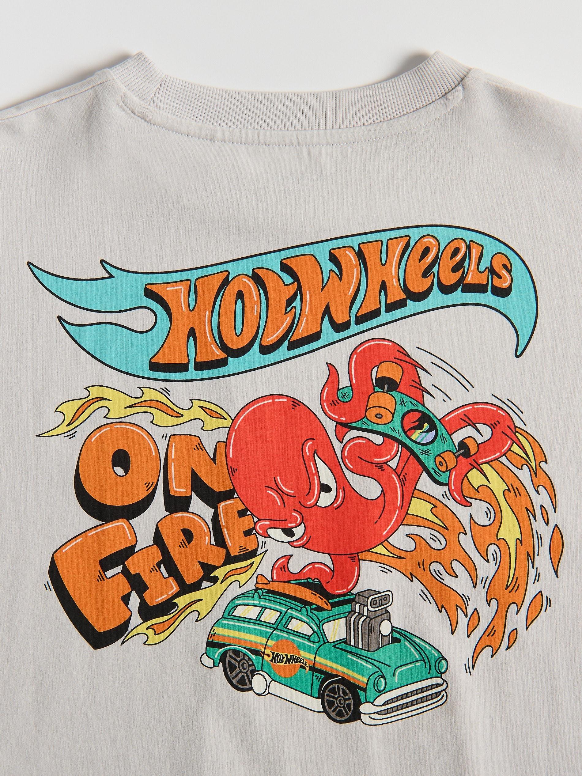 Grey Hot Wheels T-Shirt, Light grey, medium