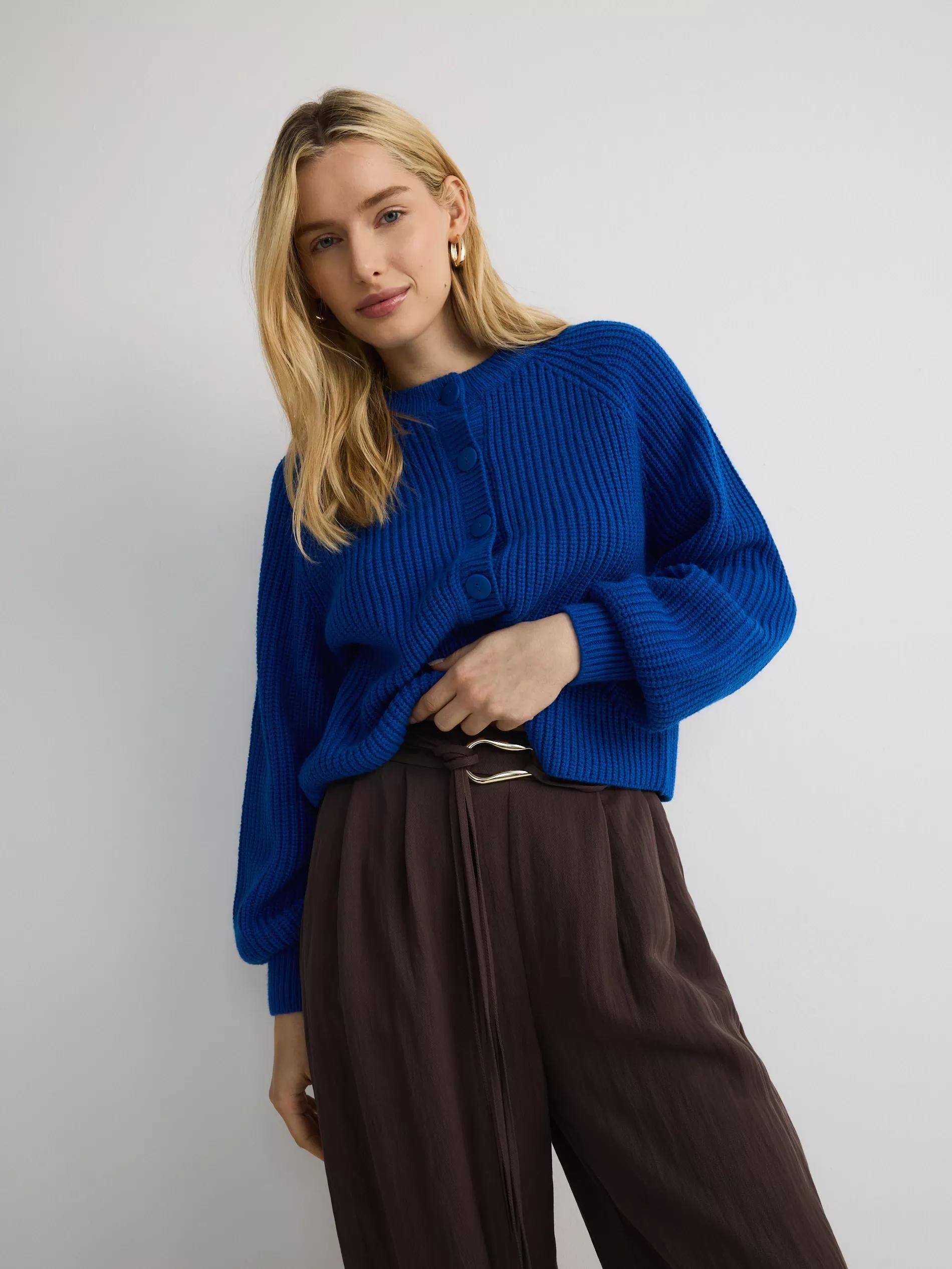 Brown Loose Trousers With Belt, Brown, large image number 2