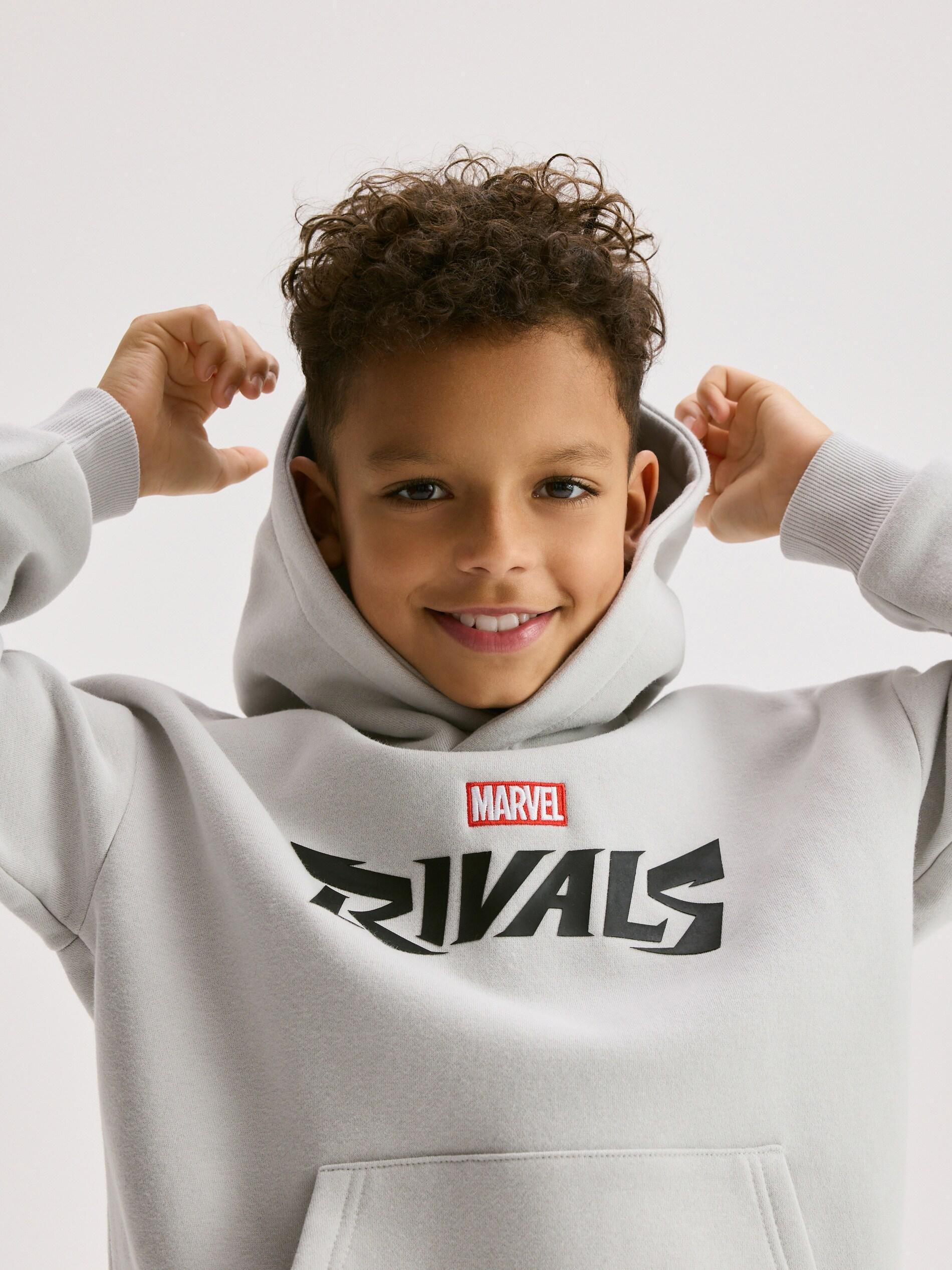 سويت شيرت Marvel Rivals رمادي, Light grey, large image number 4