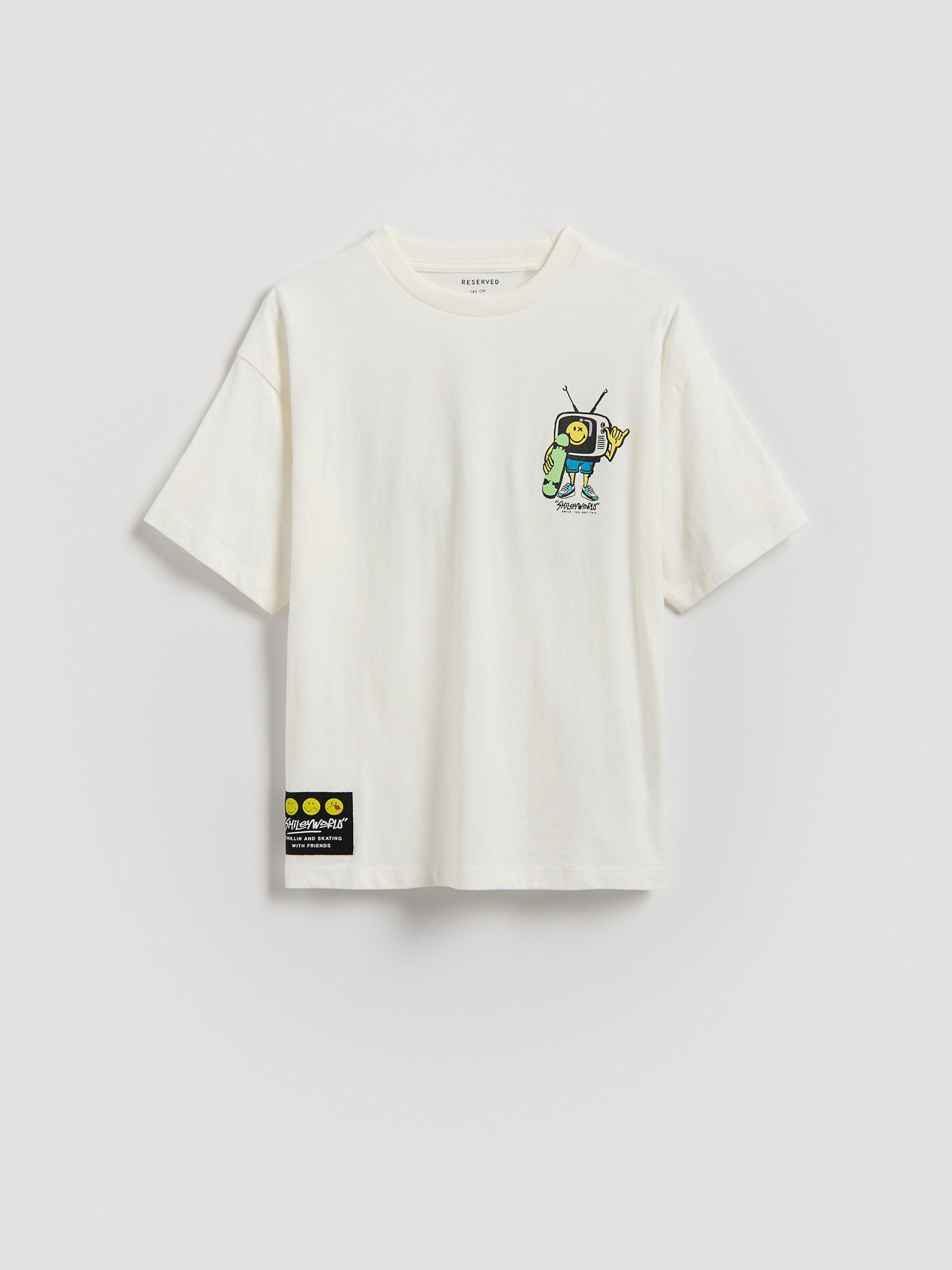 Cream T-Shirt, Ivory, medium