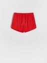 Reserved - Red Plain swim shorts
