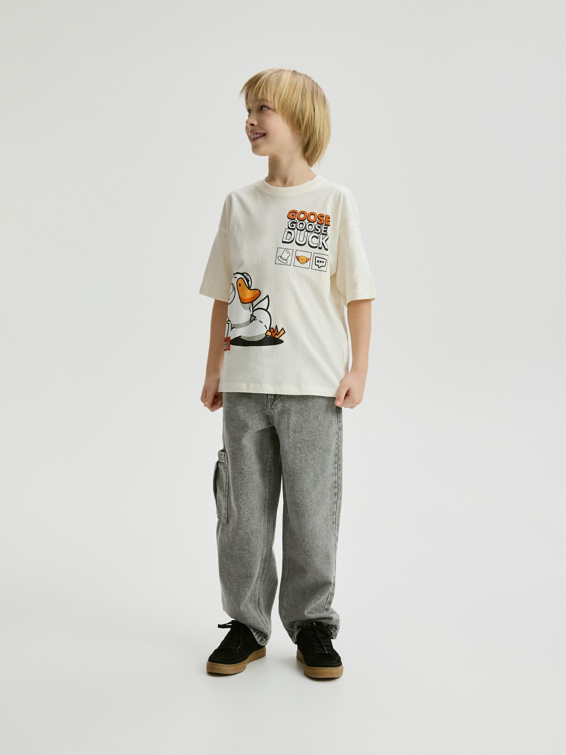 Cream T-Shirt, Ivory, large image number 3