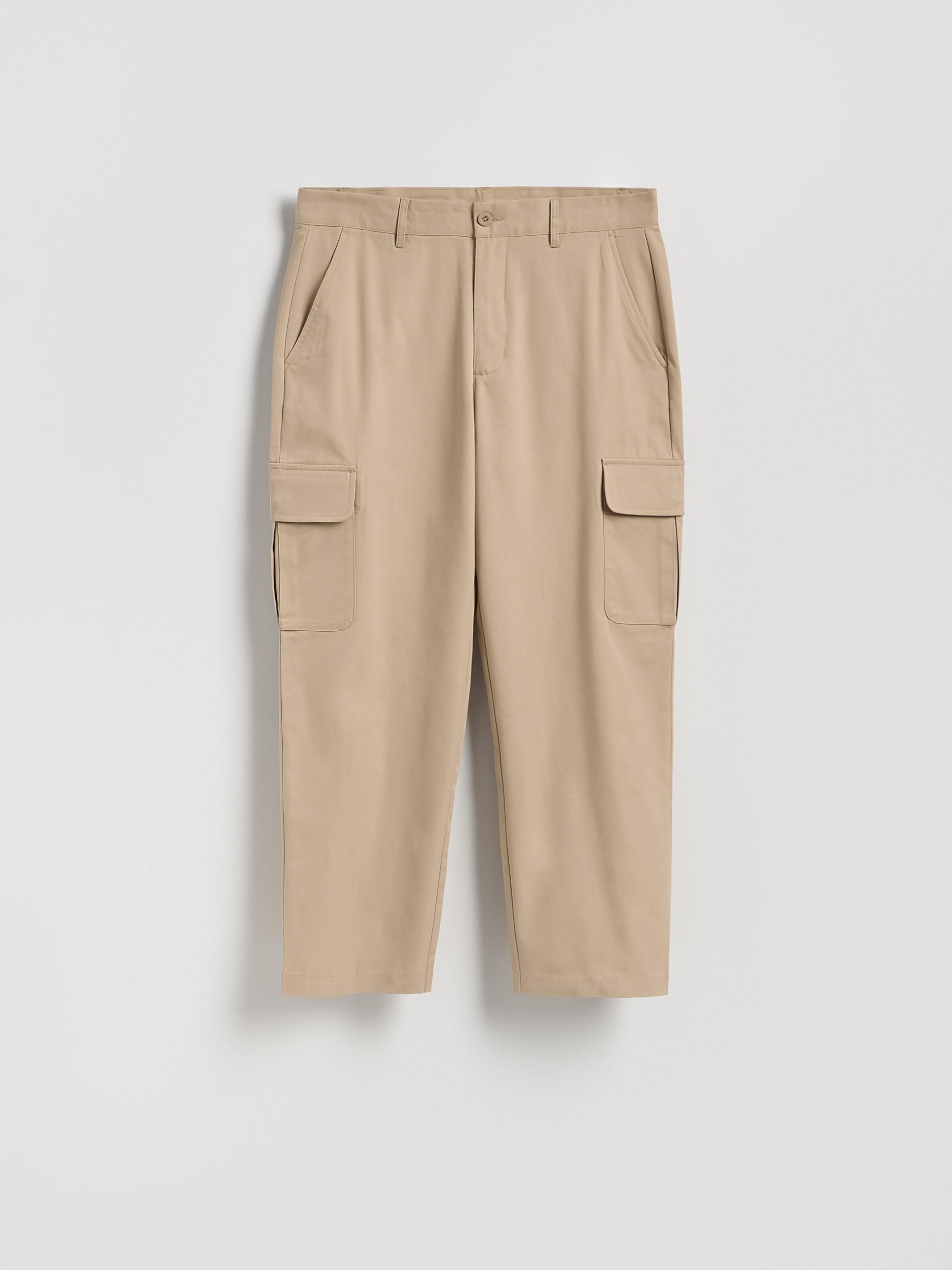 BEIGE Regular cargo trousers, Beige, large image number 4
