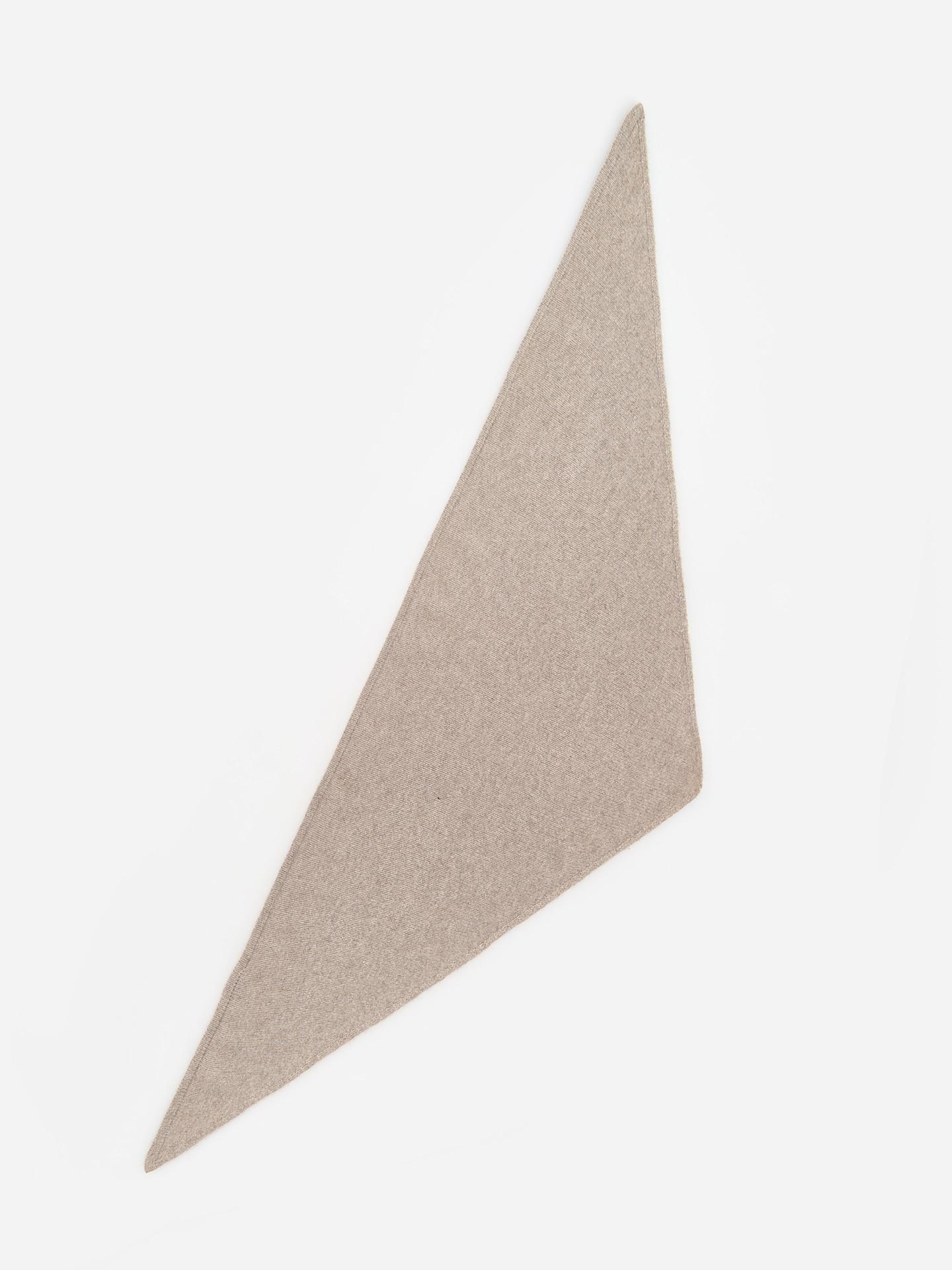 Brown Scarf With Wool And Cashmere, Grey, large image number 3