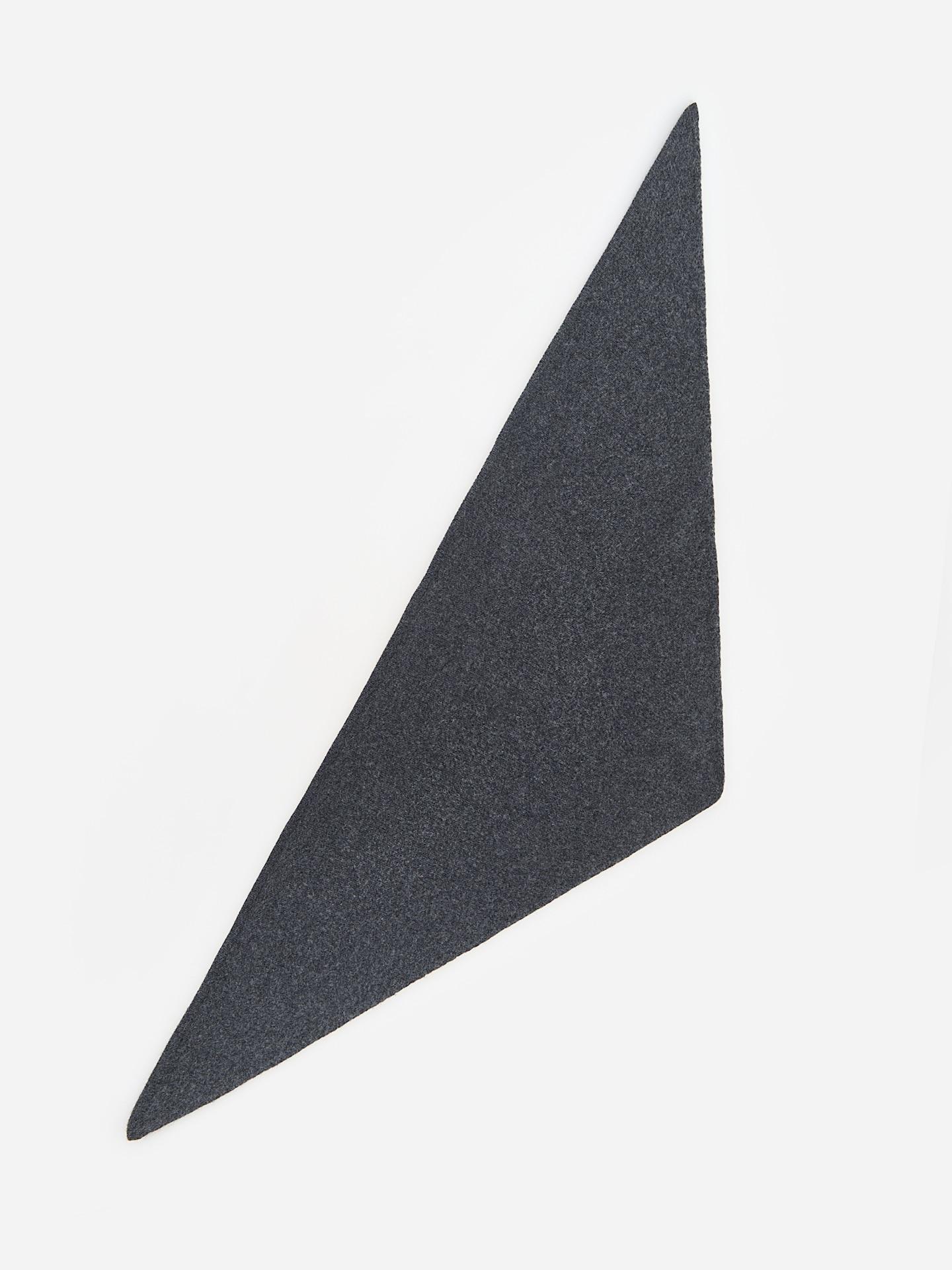 Grey Scarf With Wool And Cashmere, Grey, large image number 2