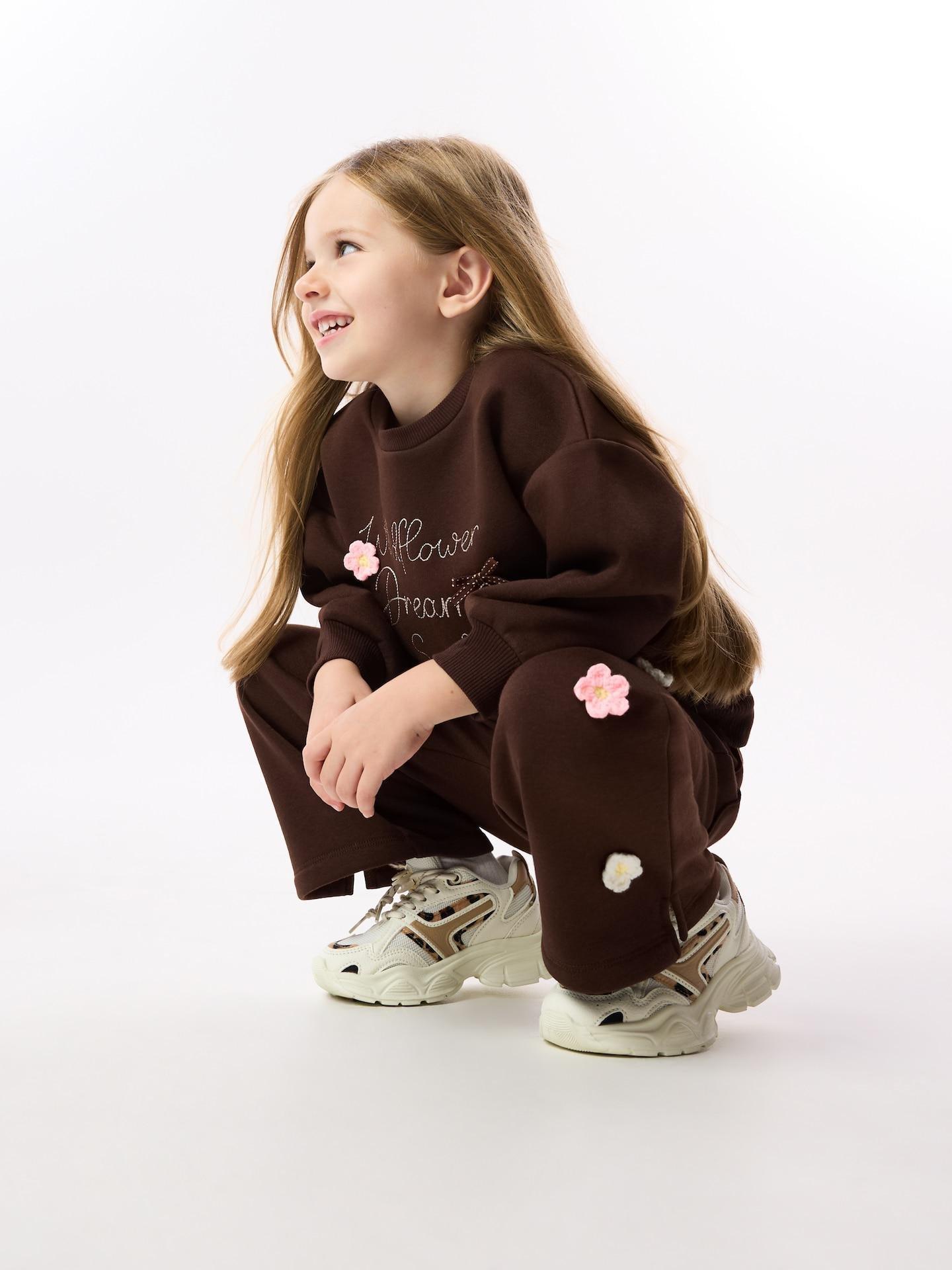 Brown Warm-Lined Set, Brown, medium